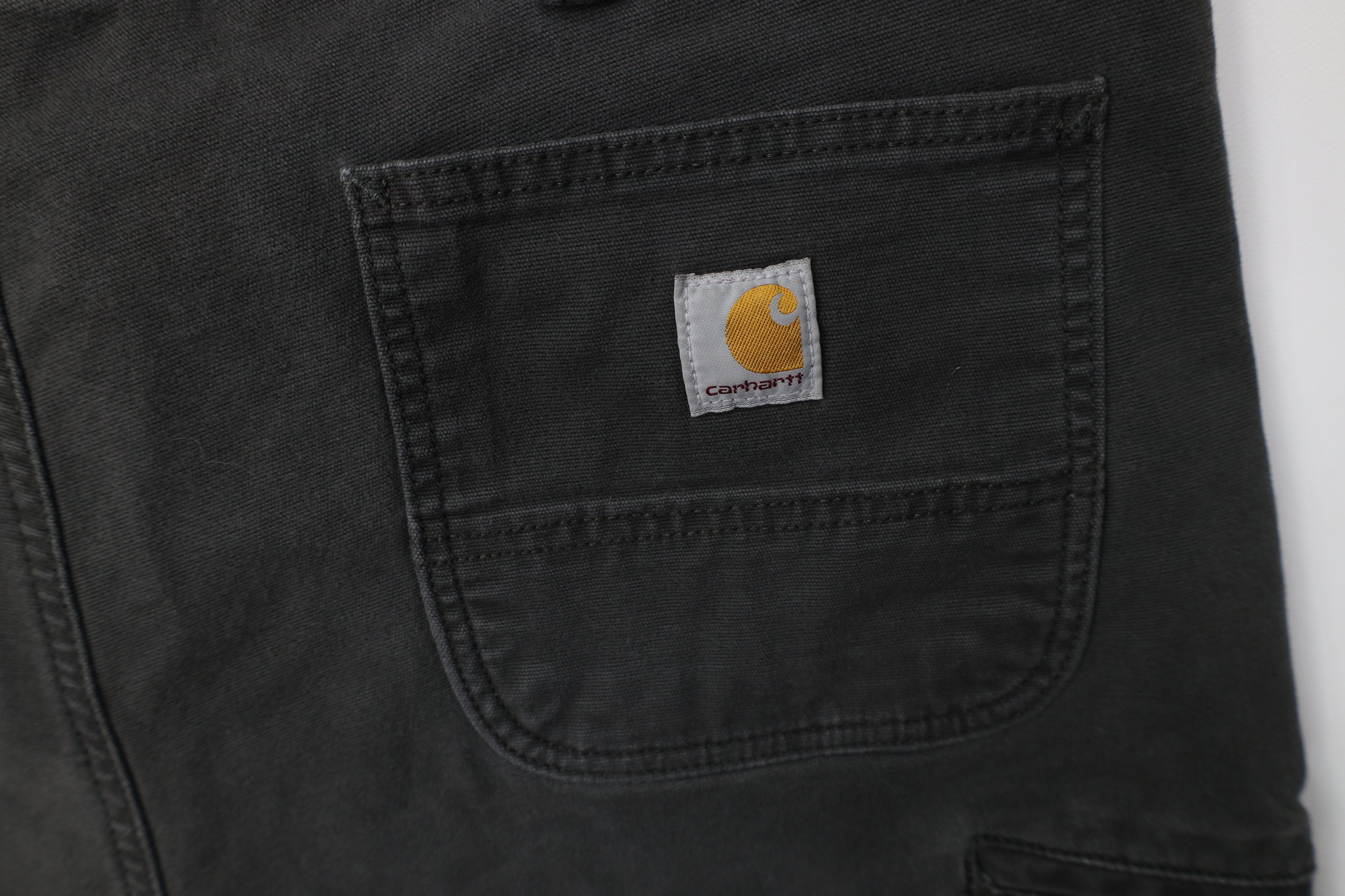 Carhartt Vintage Y2K Carhartt Relaxed Canvas Wide Leg Pants Peat Size US 40 / EU 56 - 13 Thumbnail