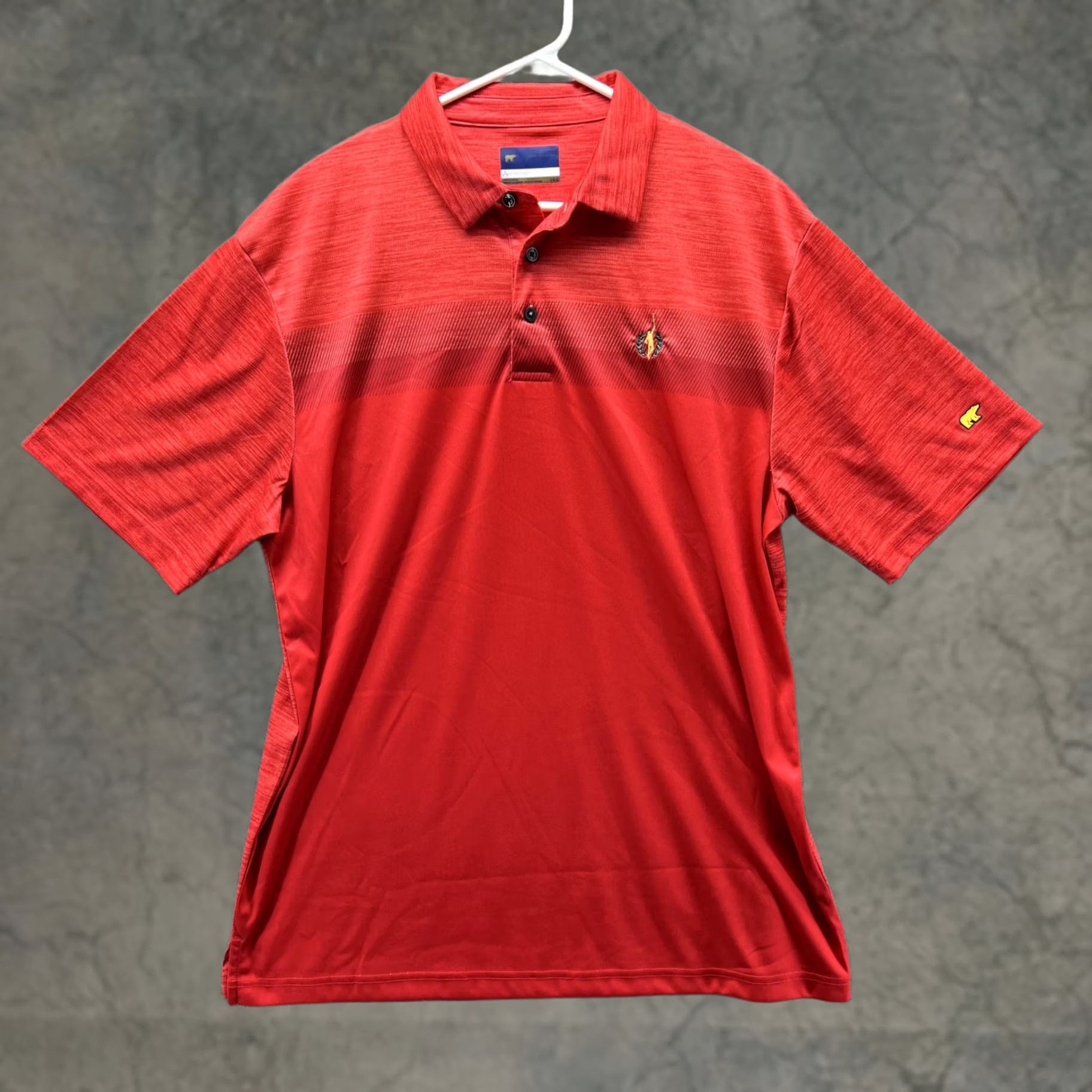 Vintage Jack Nicklaus Polo Shirt Men Large Adult Orange Polyester Stay Dri Knit Golf Size US L / EU 52-54 / 3 - 1 Thumbnail