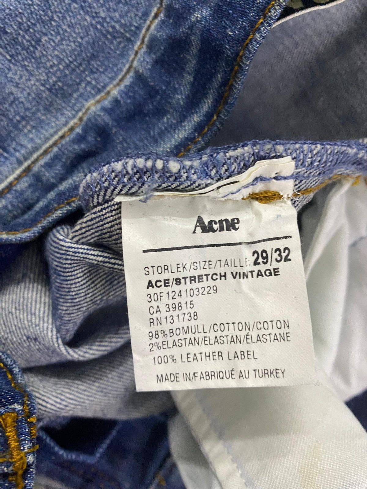 Acne Studios Acne Studios Jeans Size US 29 - 8 Thumbnail