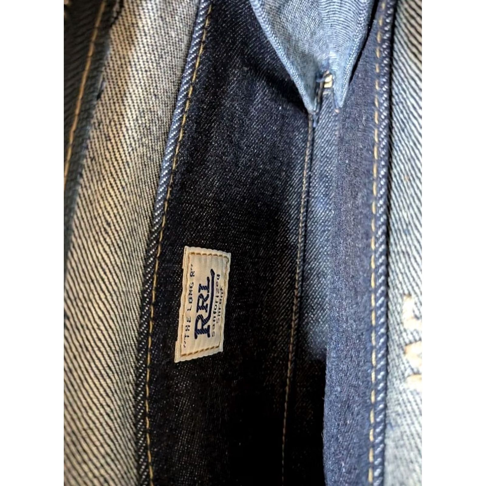 Ralph Lauren RRL Ralph Lauren Denim Wallet Pouch Zip Embroided Logo Pre-owned Size ONE SIZE - 6 Thumbnail