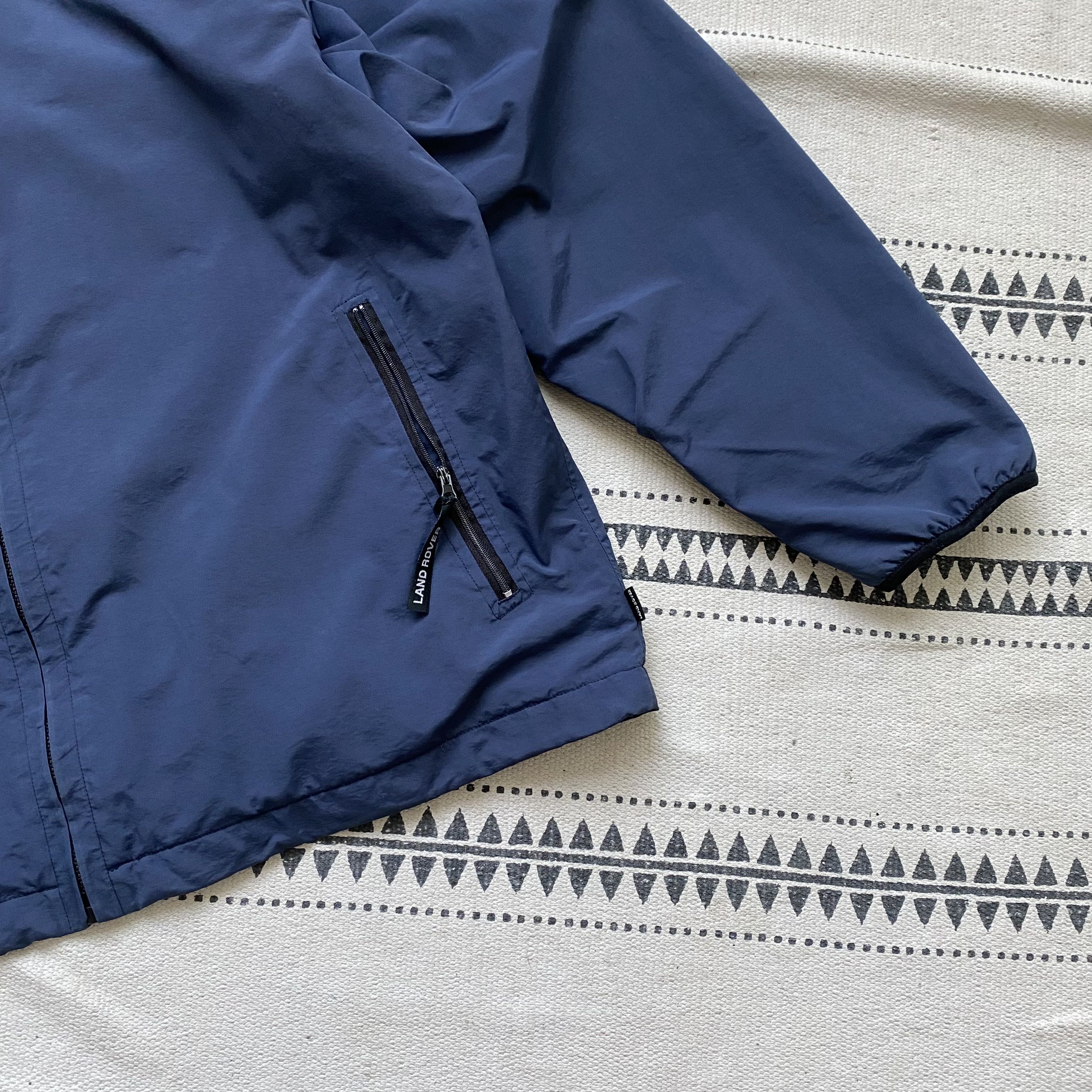 Mercedes-Benz 🚙 Vintage Racing Land Rover jacket nylon Fleece Lining Size US L / EU 52-54 / 3 - 4 Thumbnail