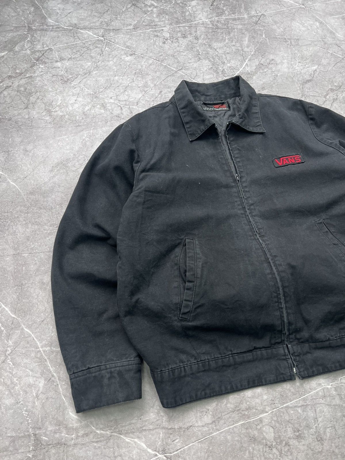 Vans × Vintage Vintage 90s Sunfaded VANS SKATE MODULAR Detroit Jacket Size US M / EU 48-50 / 2 - 2 Thumbnail