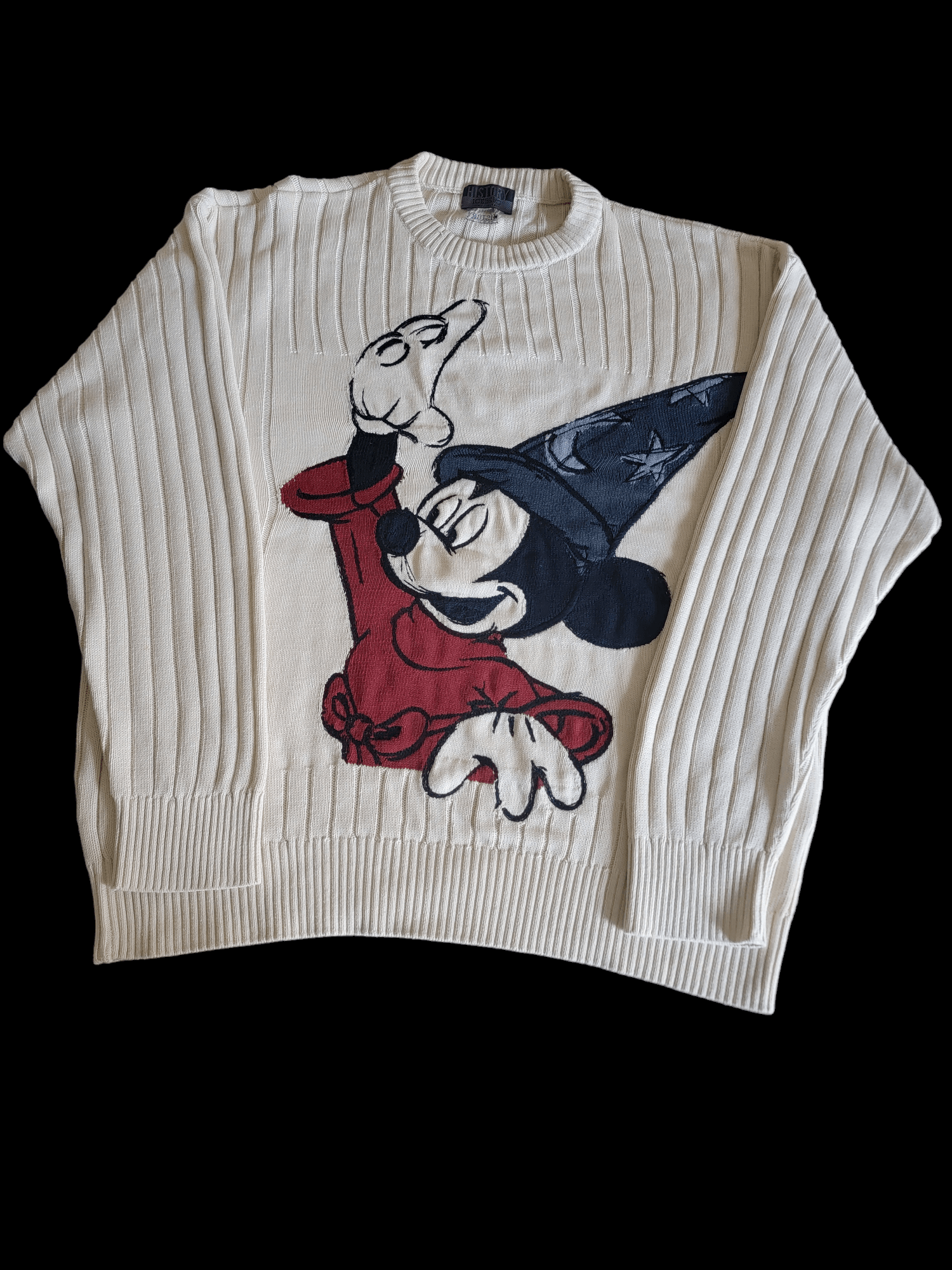 Disney × Iceberg Iceberg History Fantasia Mickey Knit Sweater