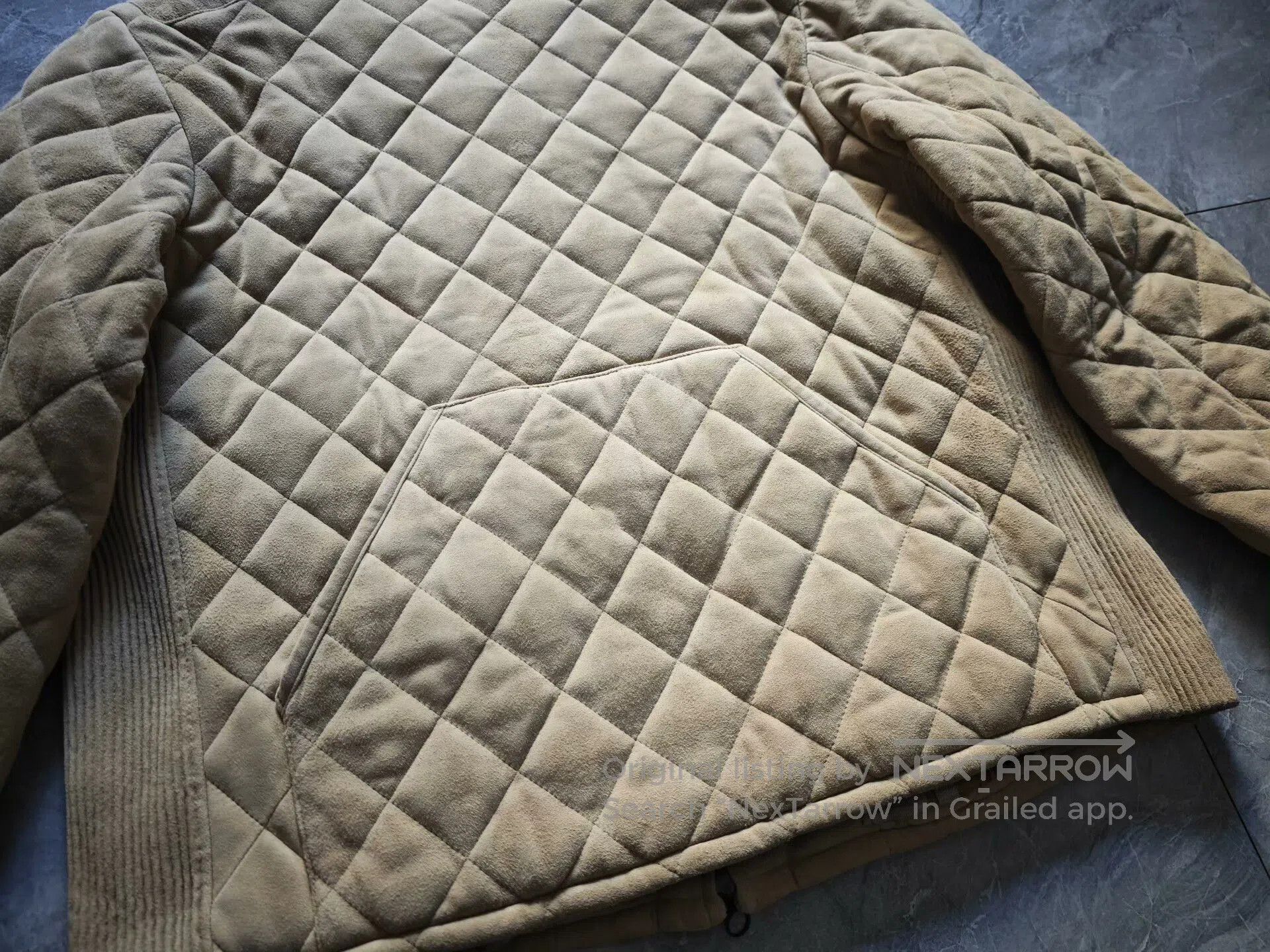 Polo Ralph Lauren quilted suede leather jacket by polo ralph lauren. Size US XL / EU 56 / 4 - 6 Thumbnail
