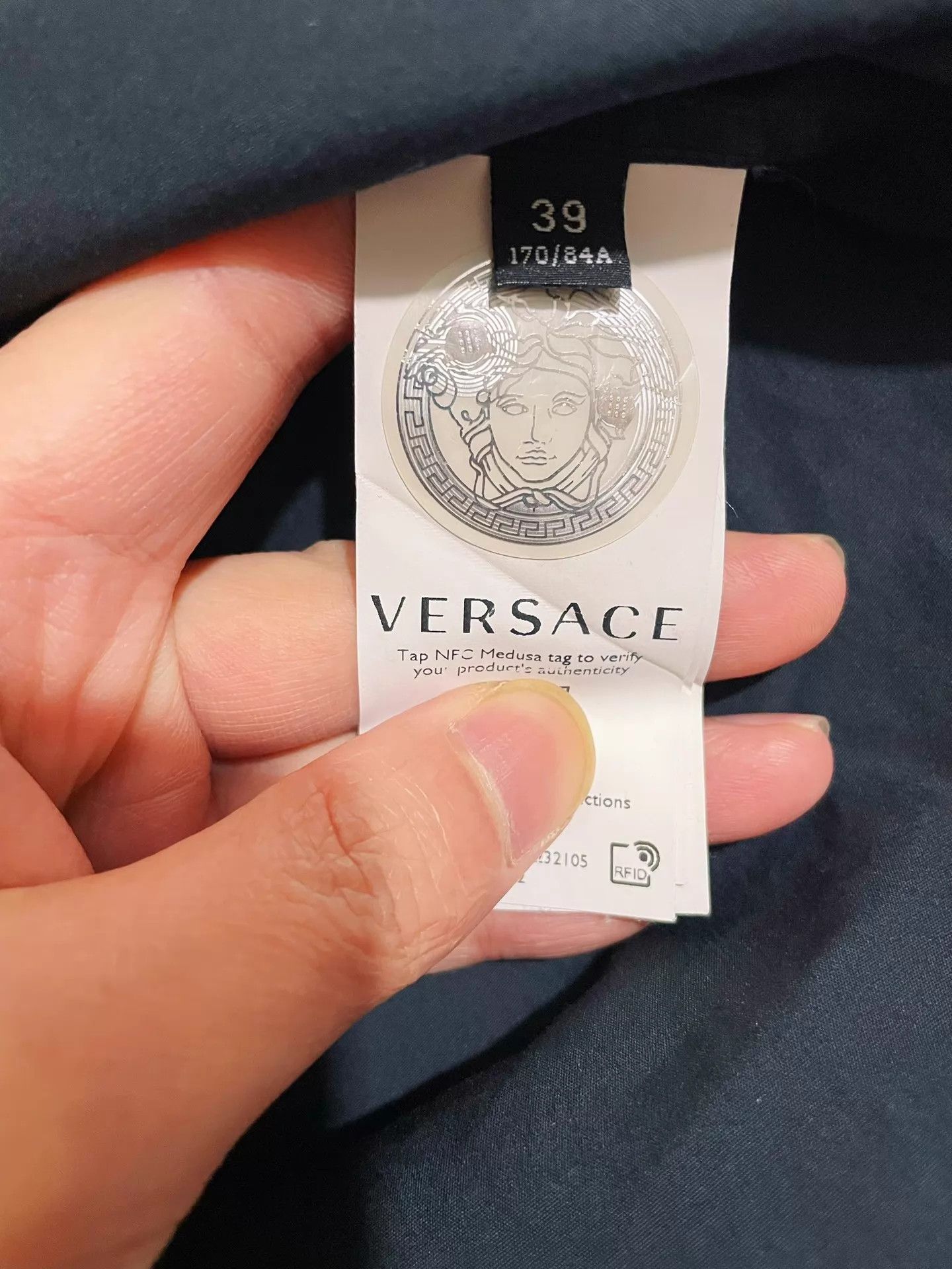 Versace Versace Medusa Embroidered LS Shirt 95New M Size US M / EU 48-50 / 2 - 7 Thumbnail
