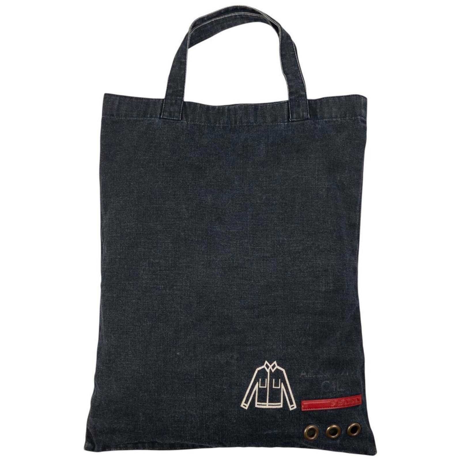 Prada Vintage Prada Sport Denim Tote Bag Size ONE SIZE - 2 Thumbnail