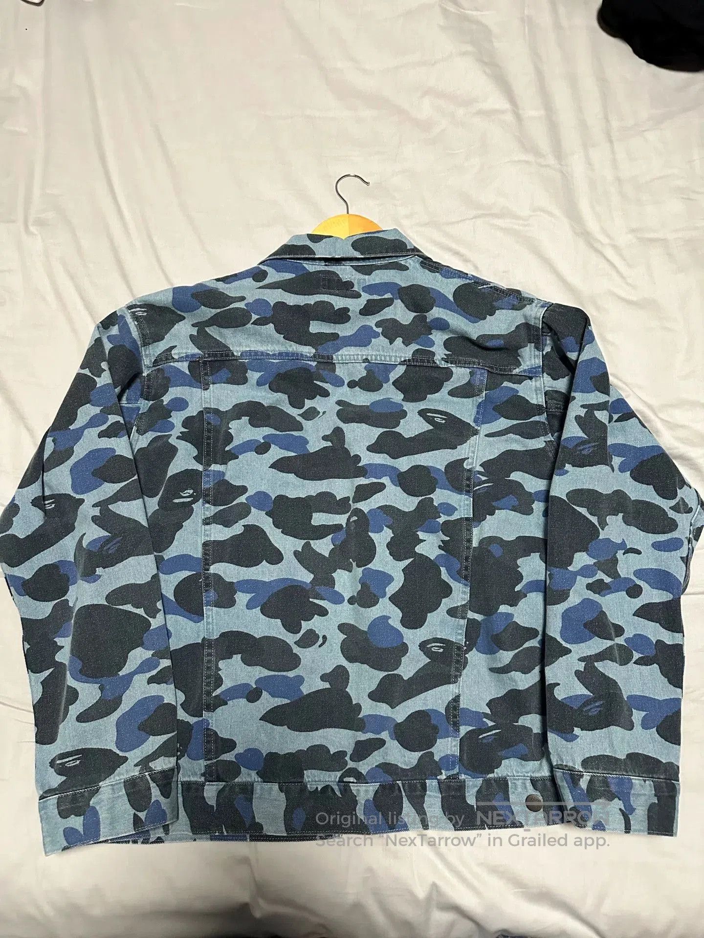 Bape BAPE Denim Jacket with Camo Lining. Size US M / EU 48-50 / 2 - 2 Thumbnail