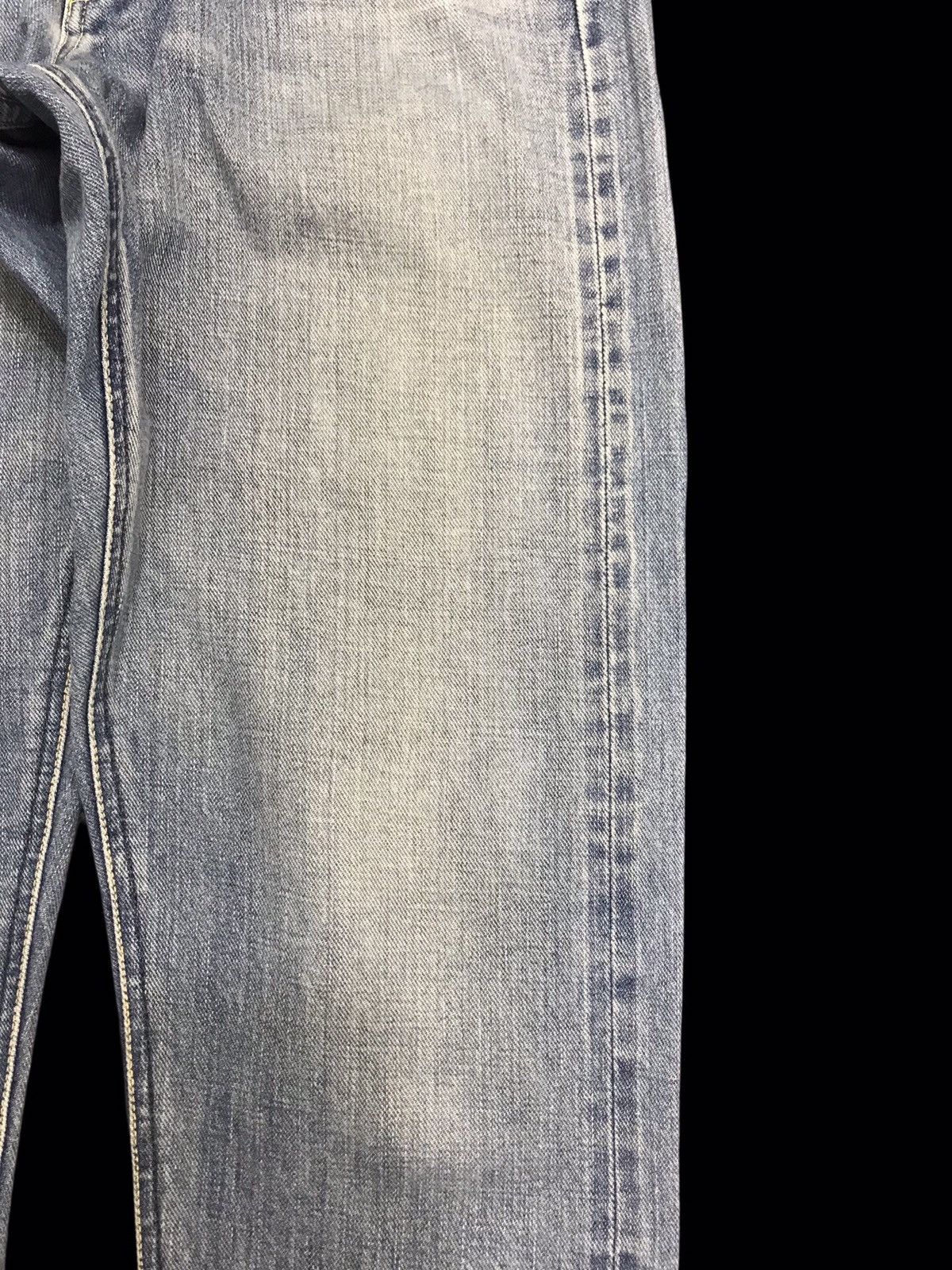 Japanese Brand 💥90s Style💥YOUNG&OLSEN LIGHT WASH SELVEDGE DENIM F381 Size US 28 / EU 44 - 5 Thumbnail
