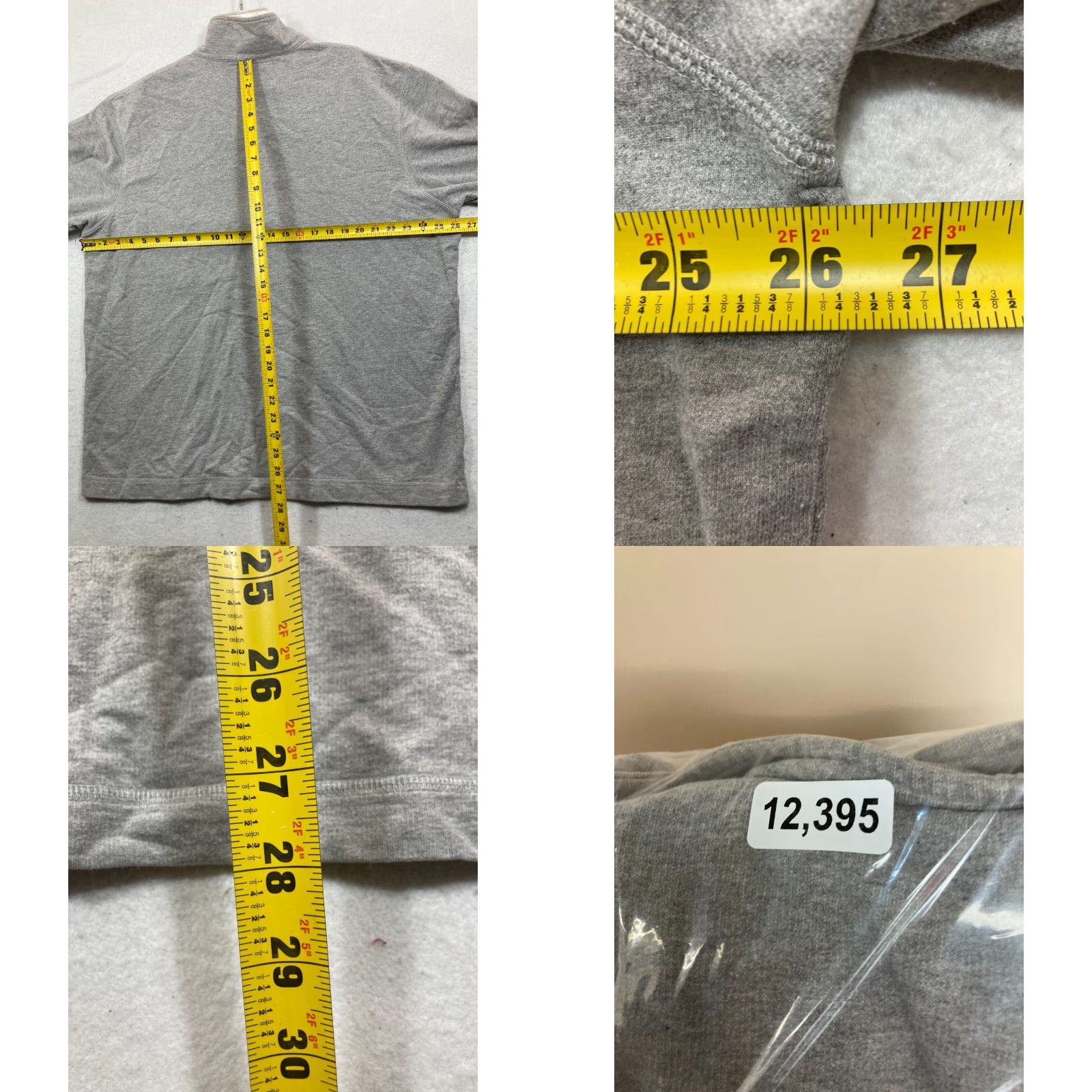 Vintage VTG Polo Sport Ralph Lauren Sweater Shirt Mens XL Gray 1/2 Zip Fleece Pullover 90s Sports Mock Neck Casual Slim-fit Size US XL / EU 56 / 4 - 8 Thumbnail