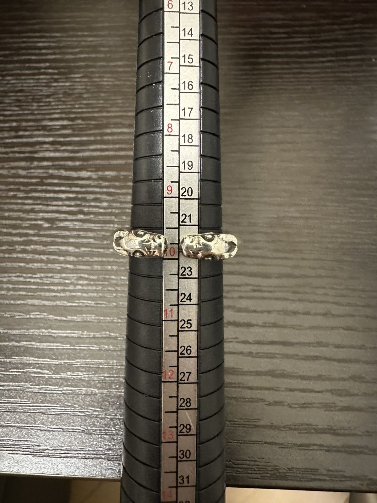 Chrome Hearts Double Dog Ring US10 Size ONE SIZE - 3 Thumbnail