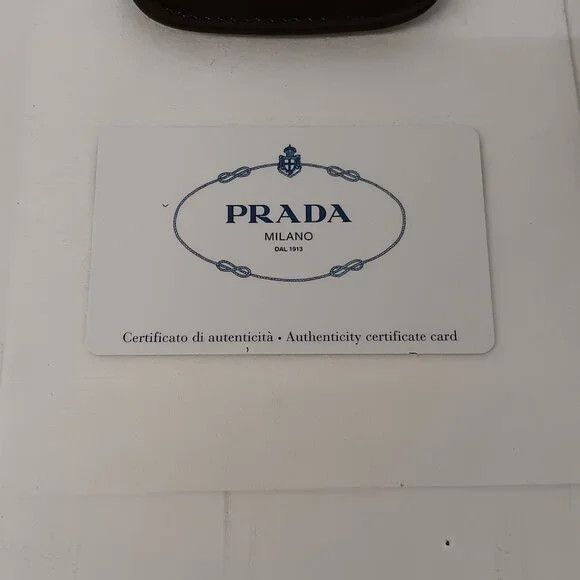 Prada Prada Men's Card Holder - Brown Size ONE SIZE - 12 Thumbnail