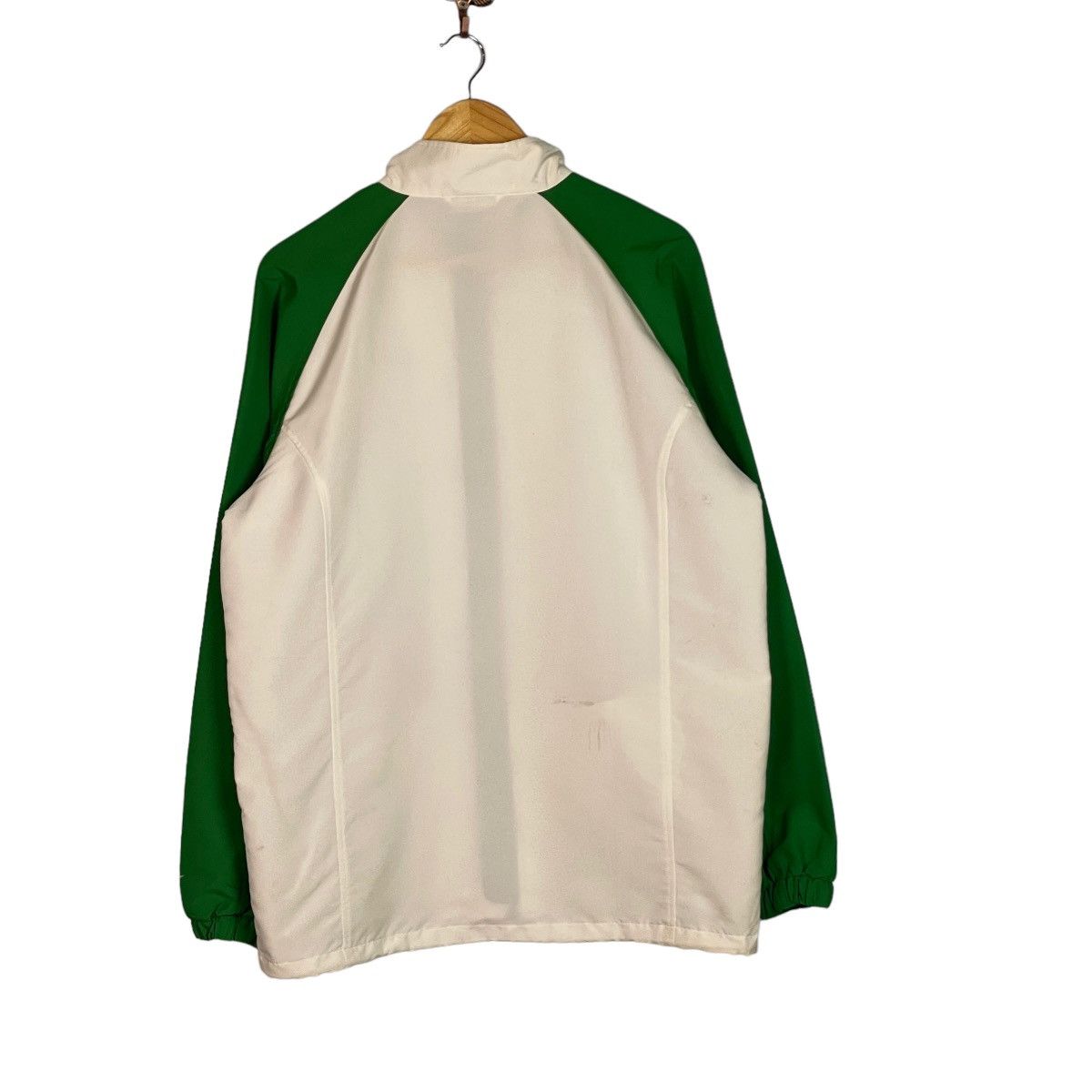 Nike 🔥LAST PRICE🔥 Nike Rare Green White Zipper Windbreaker Size US L / EU 52-54 / 3 - 12 Thumbnail