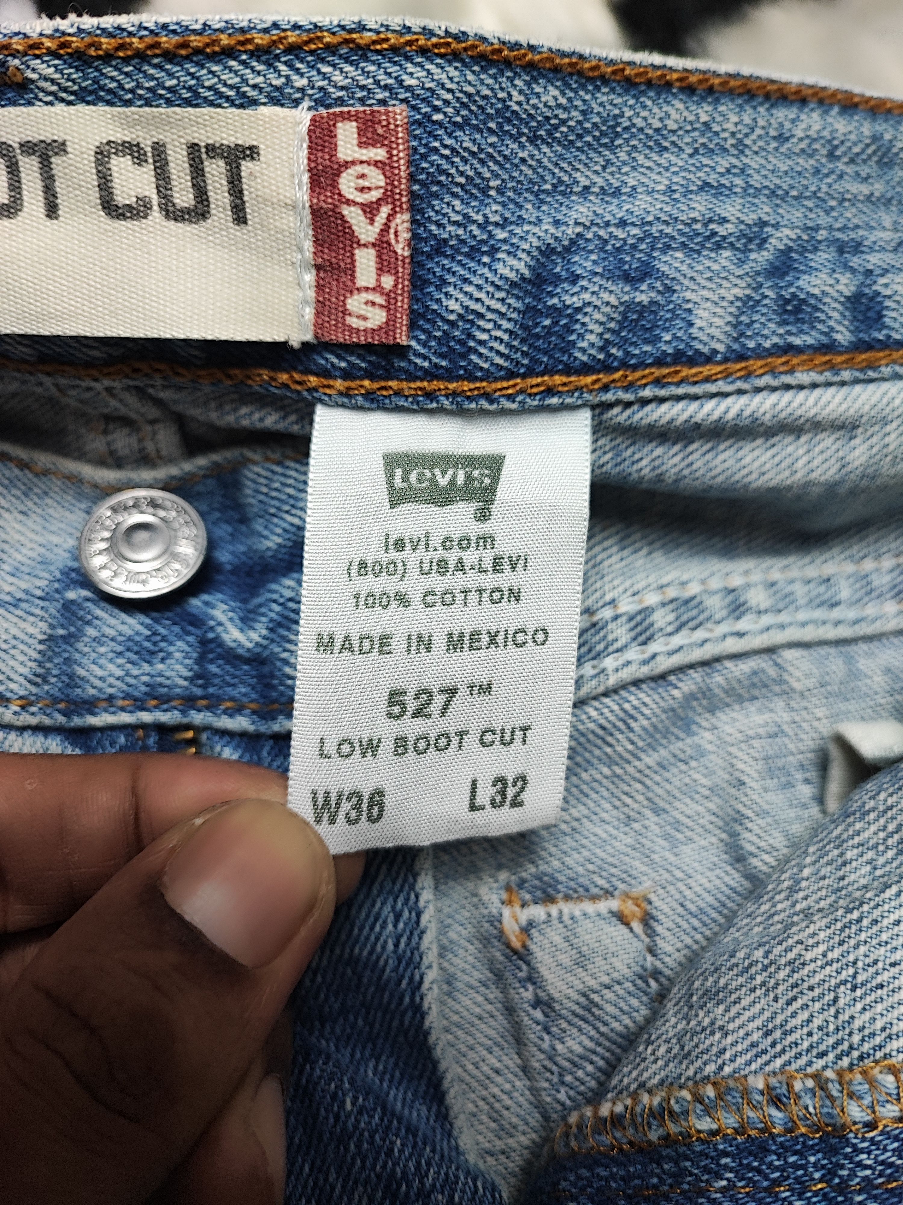 Levi's Levi's 527 Flared Low Bootcut Jeans Size US 35 - 10 Thumbnail