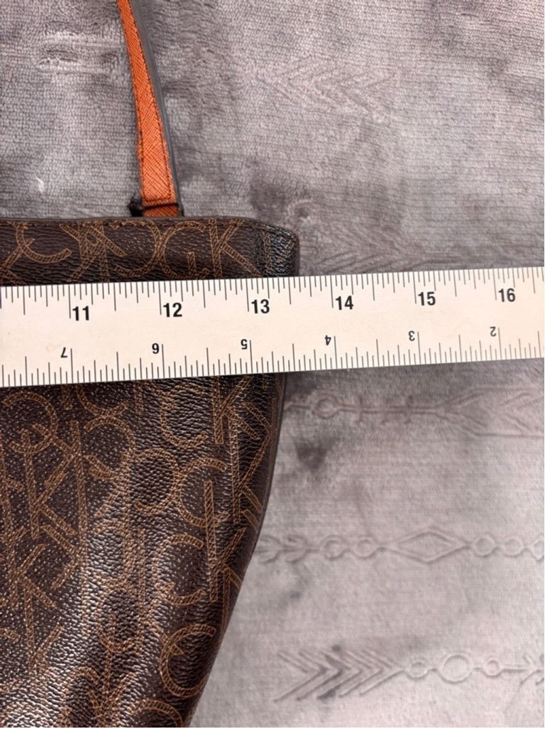 Calvin Klein Women's Calvin Klein Brown Tote Bag Medium Size ONE SIZE - 4 Thumbnail