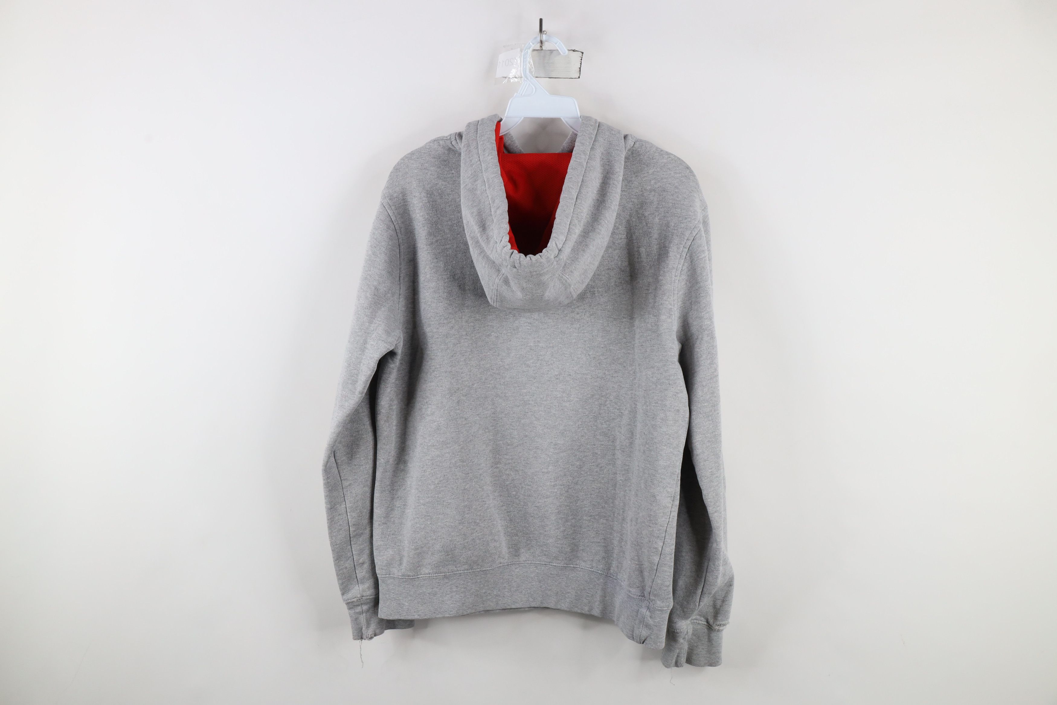 Fox Racing × Vintage Vintage Fox Racing Big Logo Hoodie Sweatshirt Heather Gray Size US S / EU 44-46 / 1 - 12 Thumbnail