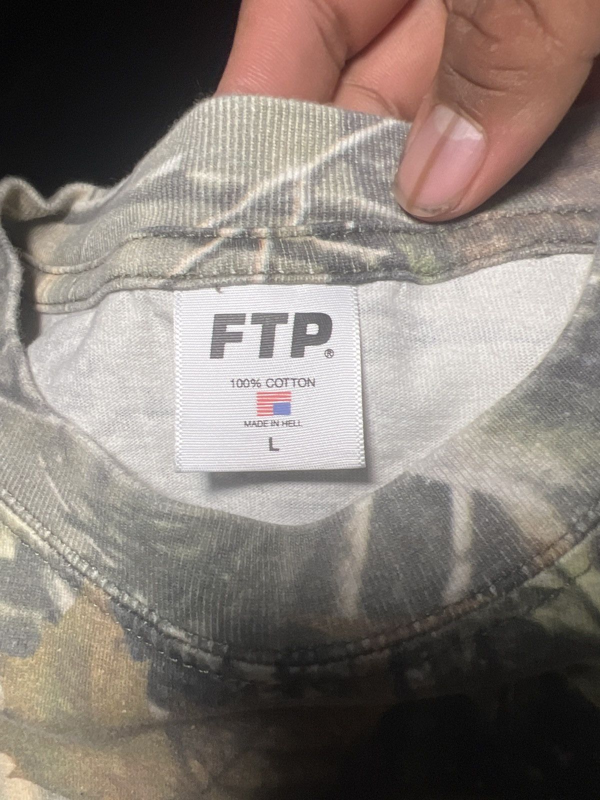 Fuck The Population × NHL FTP tree Camo & Hockey Tee Size US L / EU 52-54 / 3 - 7 Thumbnail