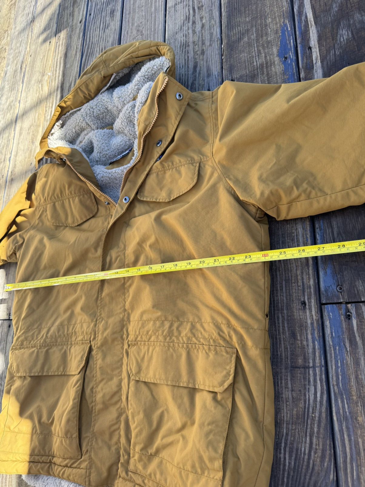 Patagonia Patagonia Fleece Parka down Jacket yellow Large Size US L / EU 52-54 / 3 - 6 Thumbnail