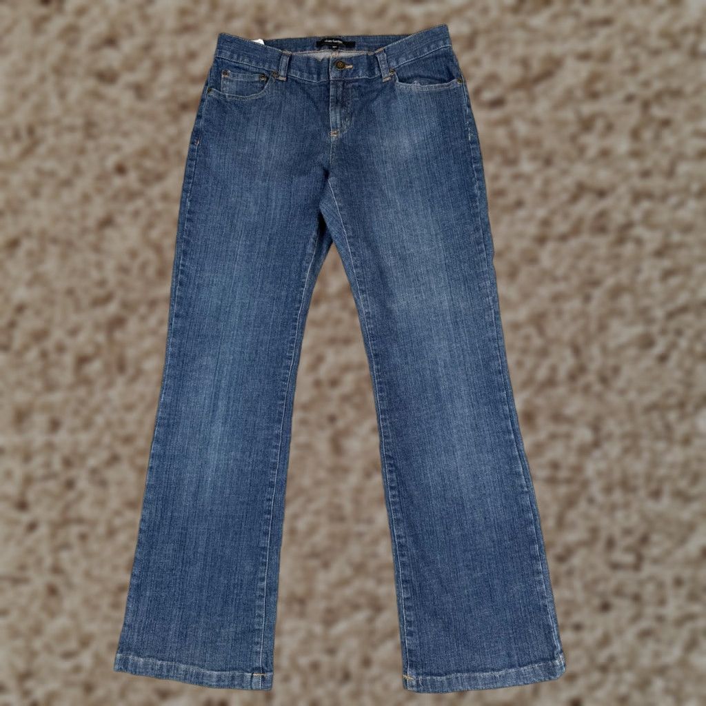Denime Daisy Fuentes Jeans Womens 8P Blue Denim Boot Cut Low Rise Cotton 29x29 Daisy Fuentes Size 30" / US 8 / IT 44 - 1 Thumbnail