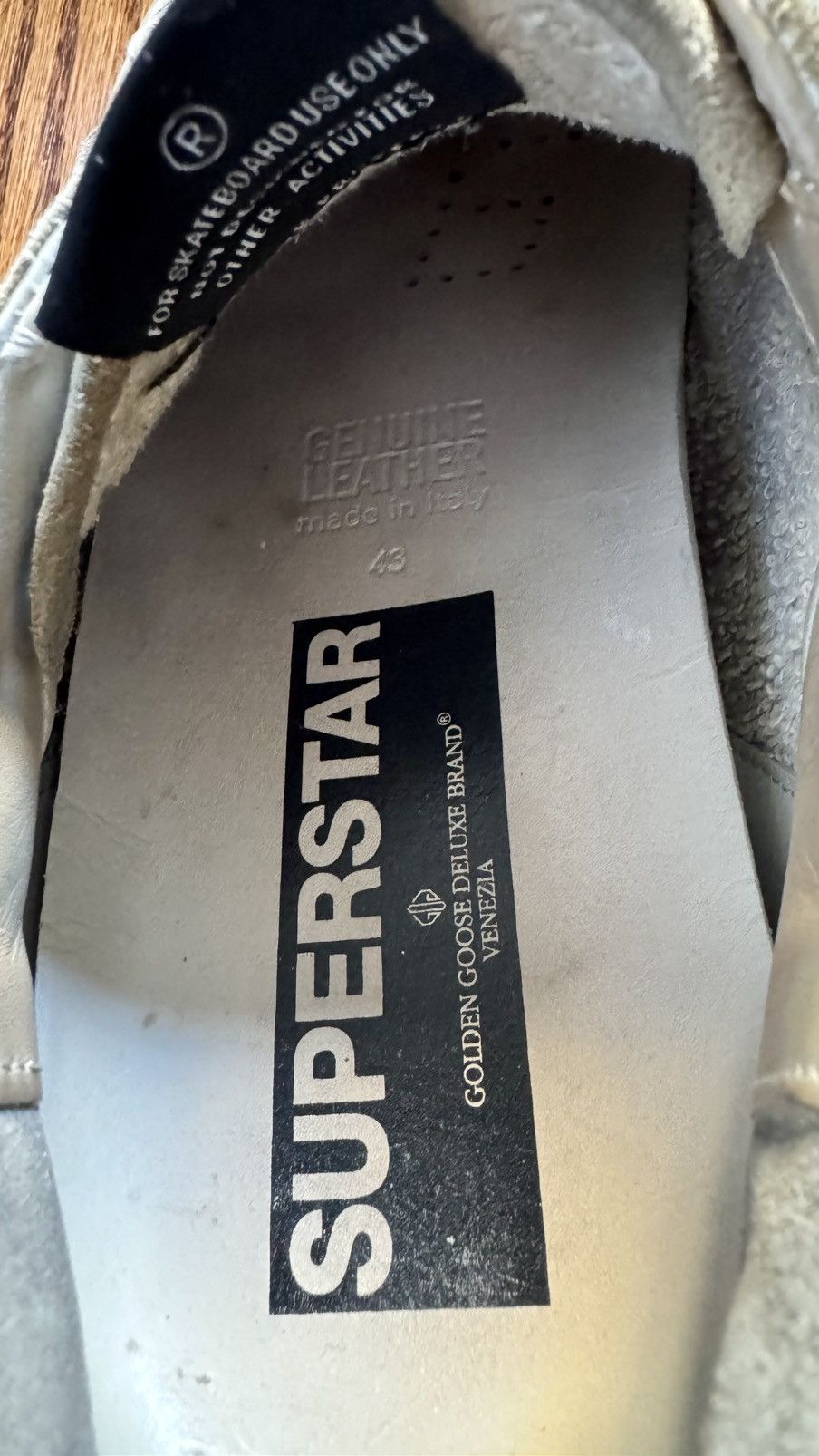 Golden Goose Golden Goose Superstars Size US 10 / EU 43 - 6 Thumbnail