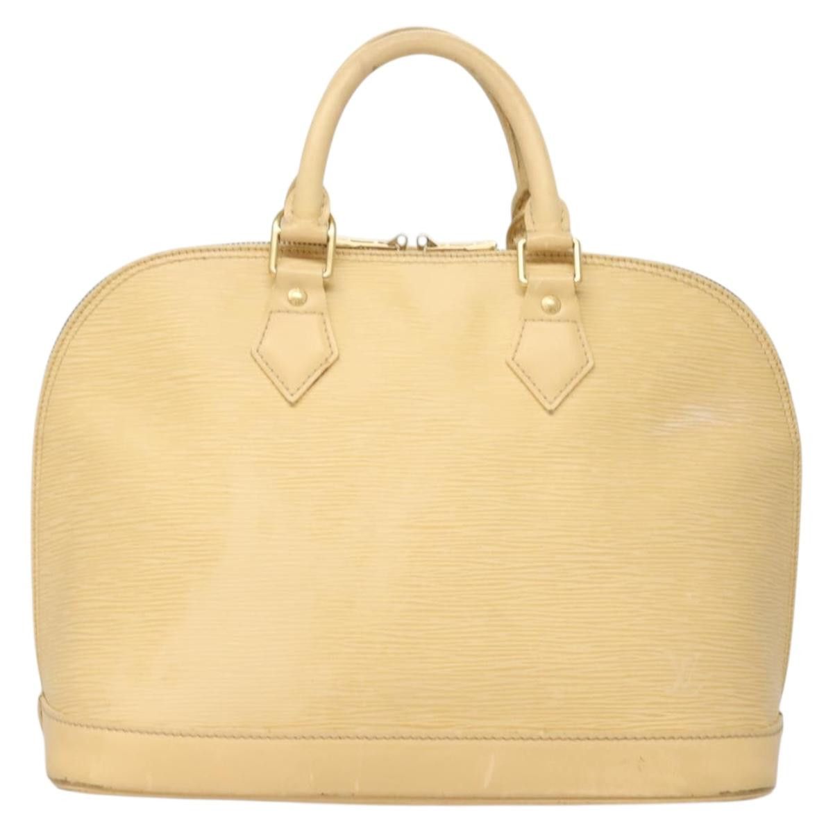 LOUIS VUITTON Epi Alma Hand Bag Vanilla M5214a M5214a