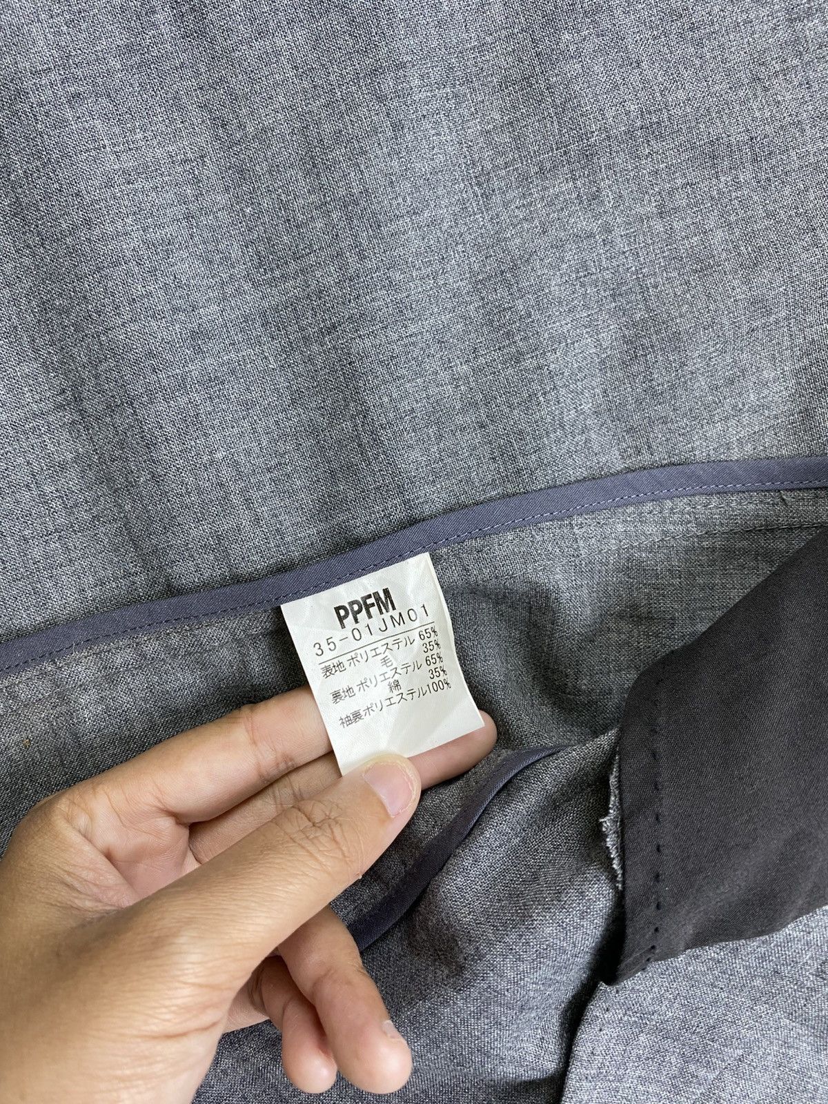 PPFM PPFM Japan Single Button Cropped Blazer Jacket Size US S / EU 44-46 / 1 - 9 Thumbnail