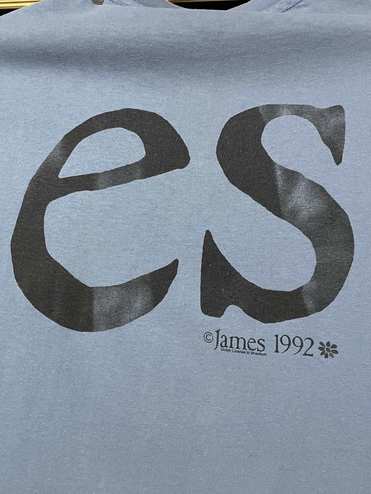 Vintage Vintage 1992 James Laid Art Flower Single Stitch Faded Tee Size US XL / EU 56 / 4 - 13 Thumbnail
