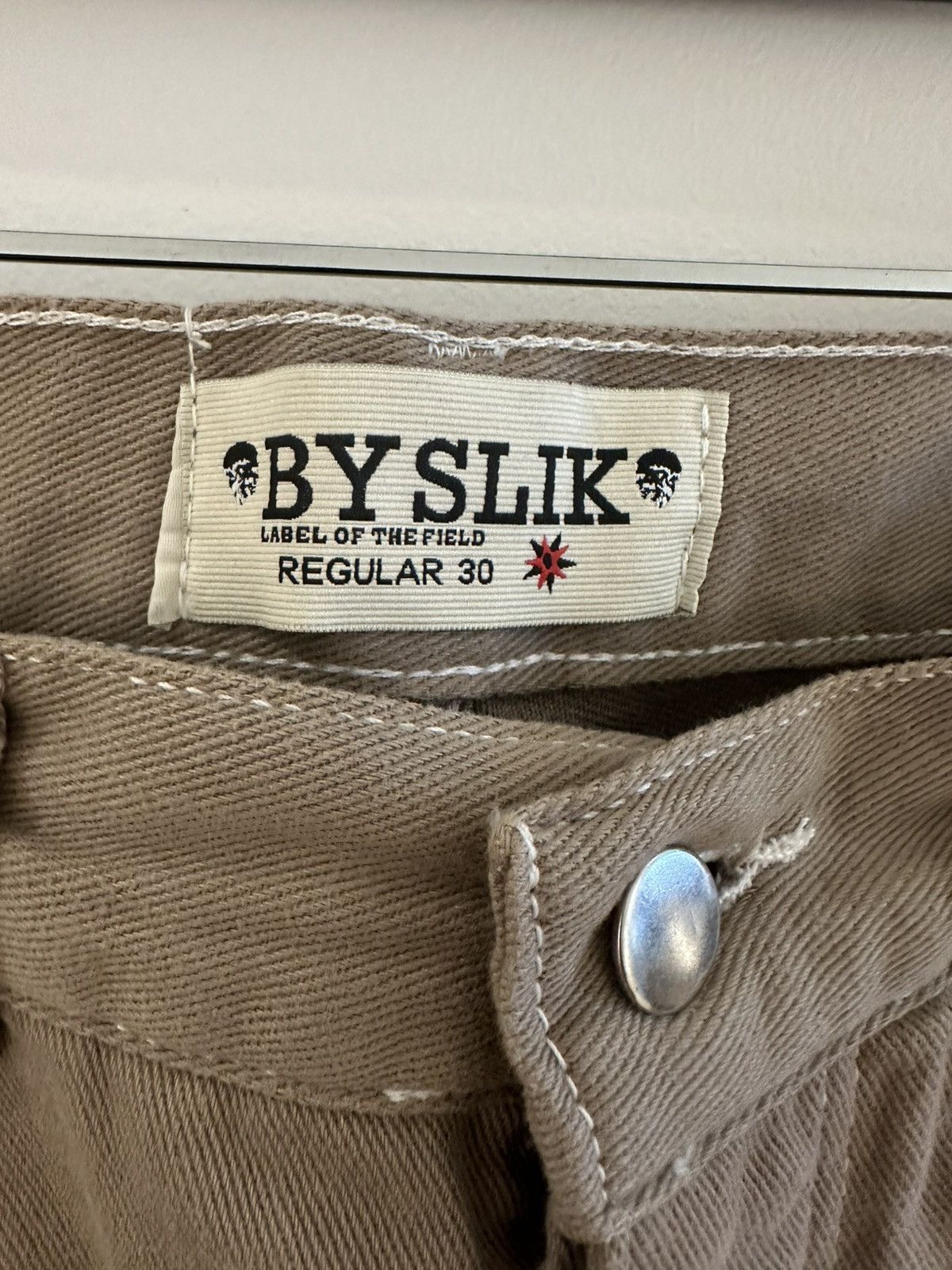 Designer Bysilk - Brown Cotton Skeleton & Skull Graphic Pants Size US 30 / EU 46 - 5 Thumbnail