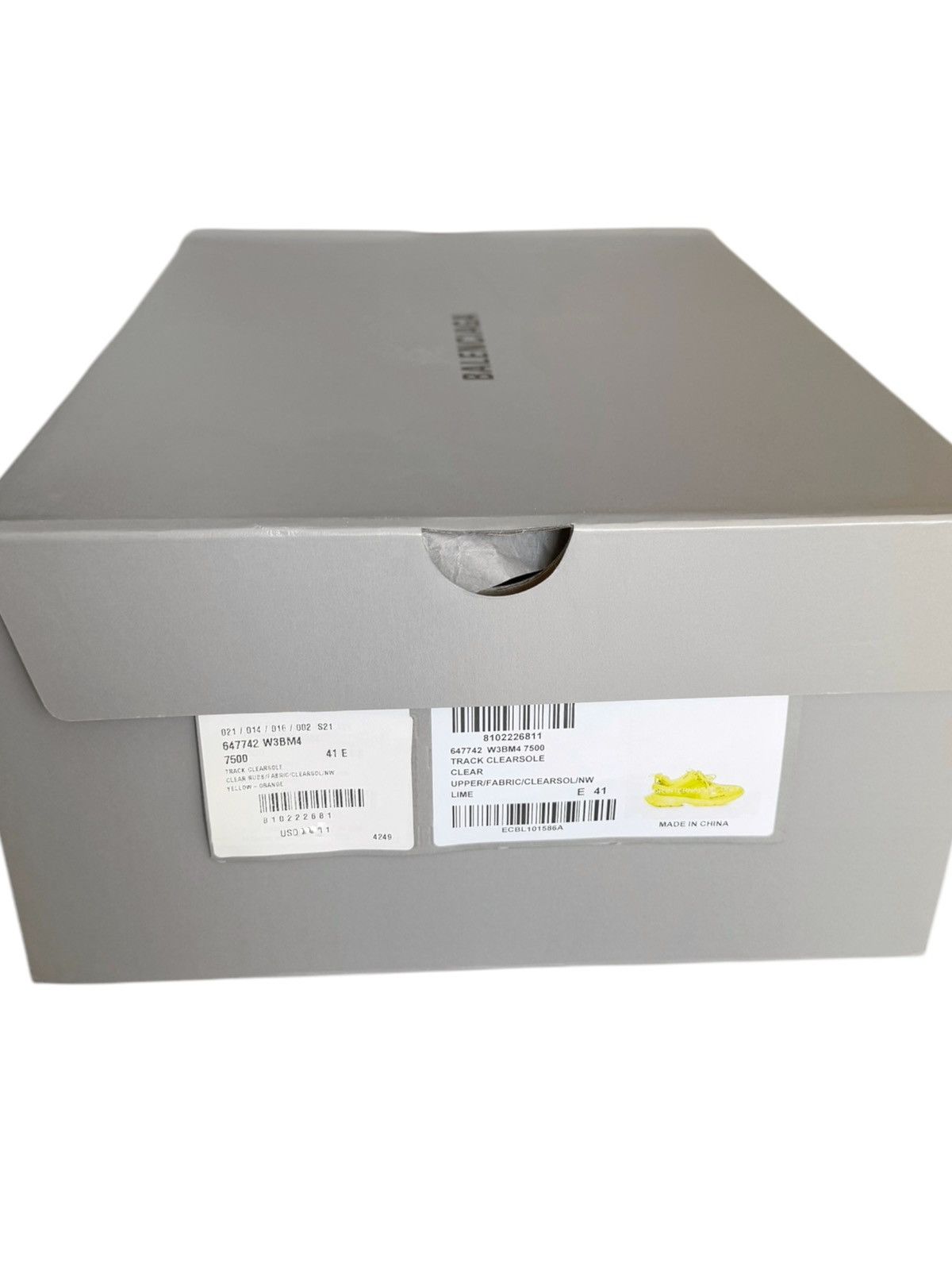 Balenciaga Neon Yellow Lime Track Runner Sneaker Size US 8 / EU 41 - 4 Thumbnail