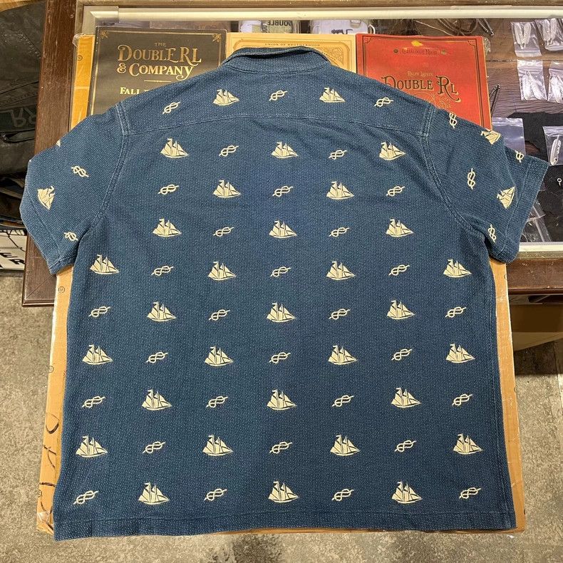 RRL Ralph Lauren RRL Ralph Lauren Hawaiian shirt short sleeved T-shirt Size US L / EU 52-54 / 3 - 2 Thumbnail