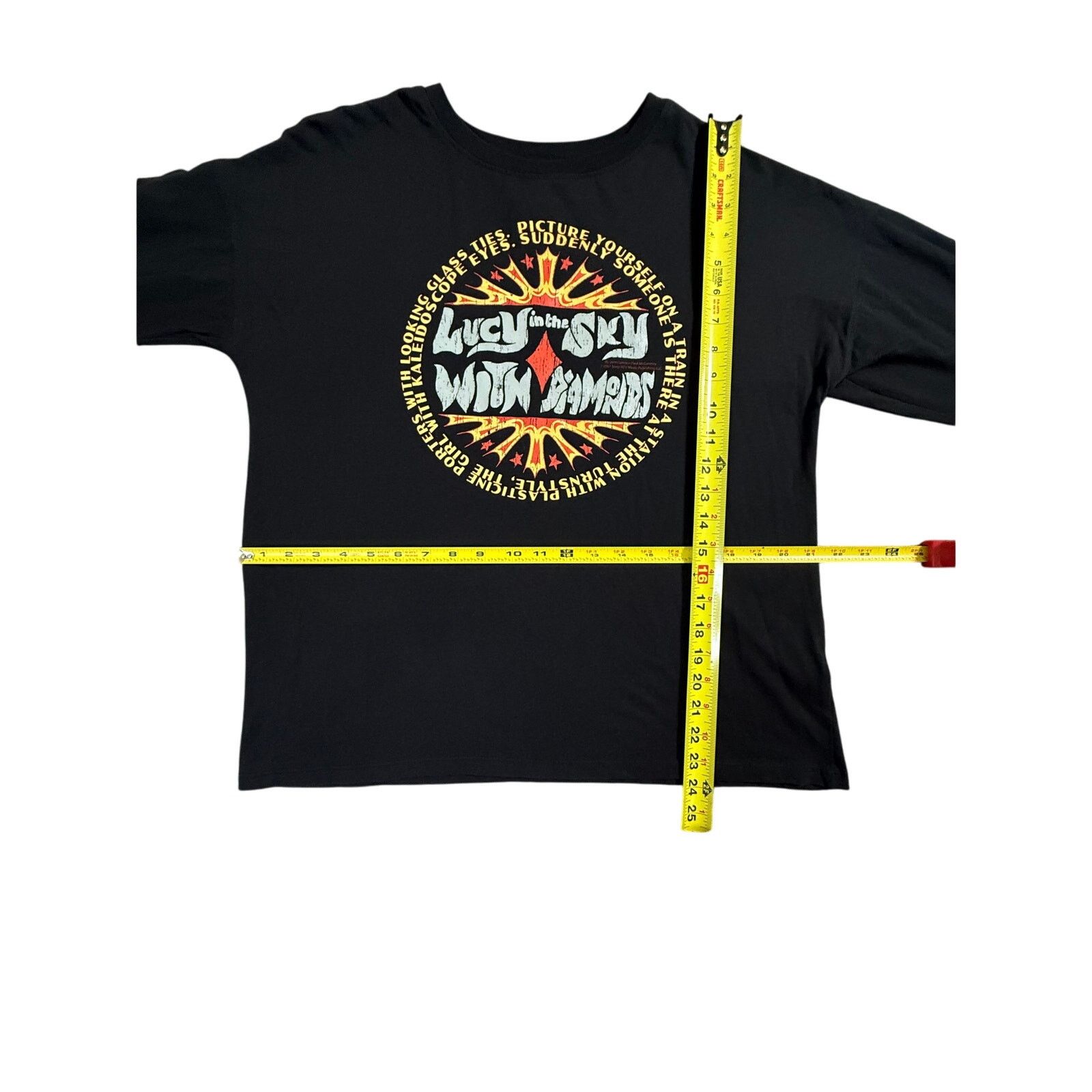 Other Lyrics By Lennon & McCartney Lucy In The Sky T-Shirt Size US S / EU 44-46 / 1 - 4 Thumbnail