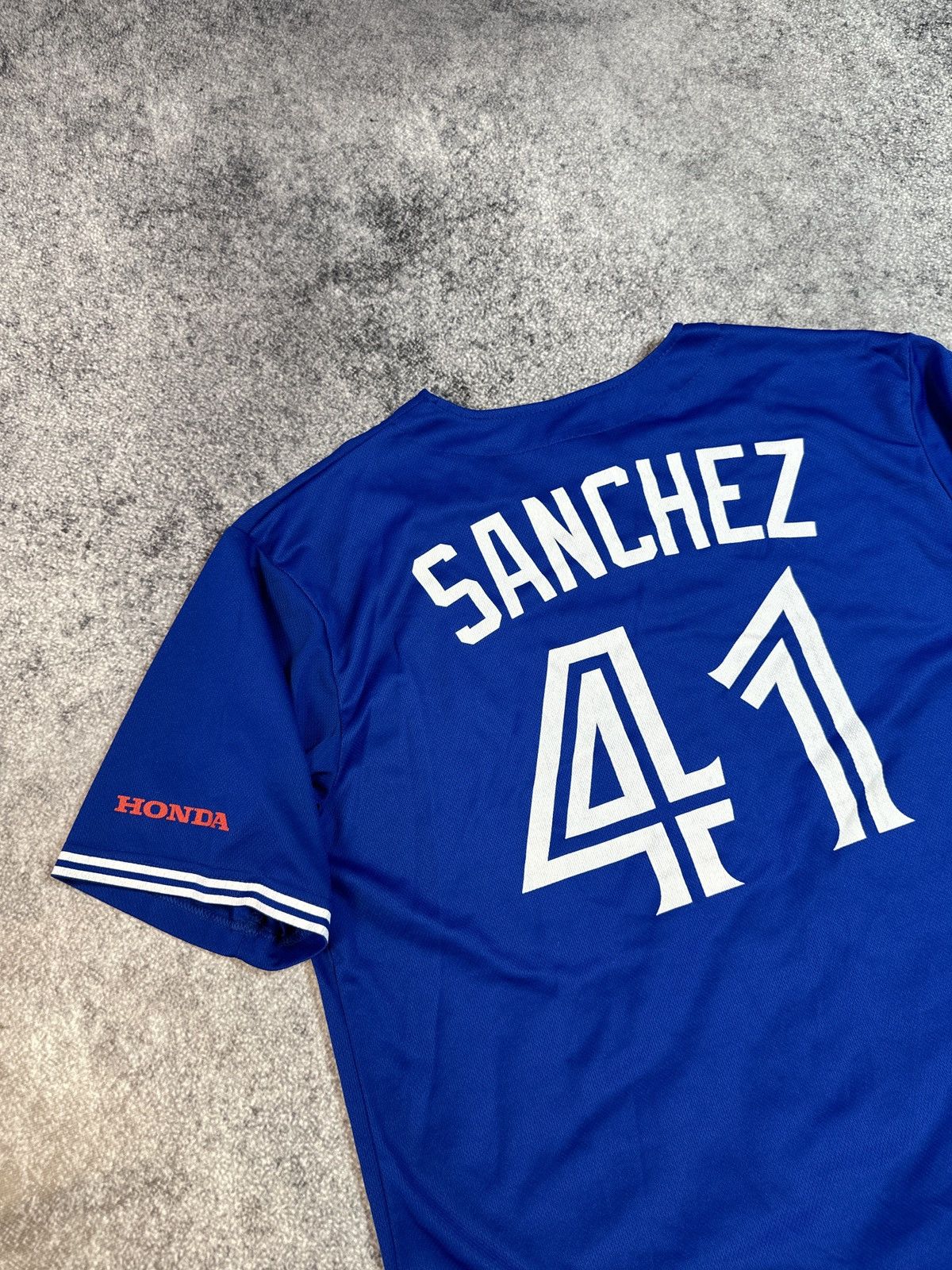 MLB × Vintage Vintage Blue Jays 41 Sanchez Jersey MLB L Rare USA Size US L / EU 52-54 / 3 - 4 Thumbnail
