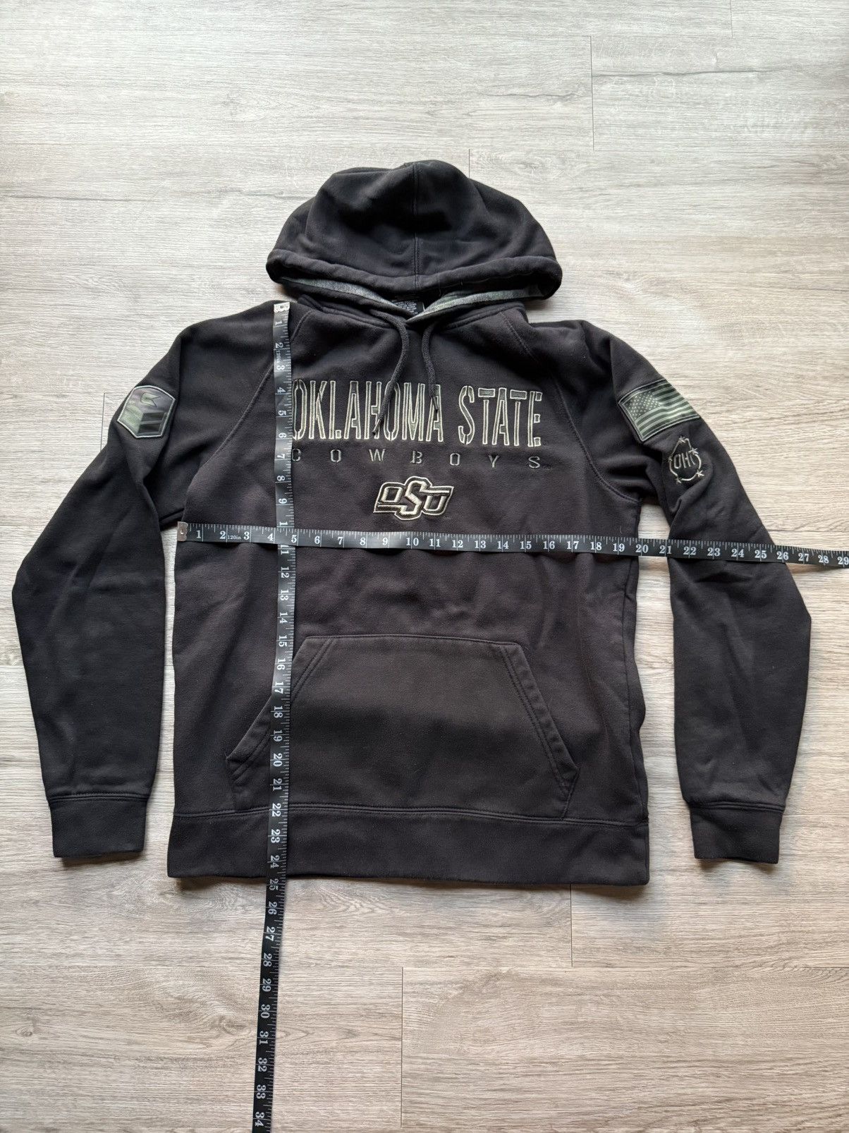 Vintage Oklahoma State Cowboys OSU College Uni Hoodie Sweatshirt Size US M / EU 48-50 / 2 - 4 Thumbnail