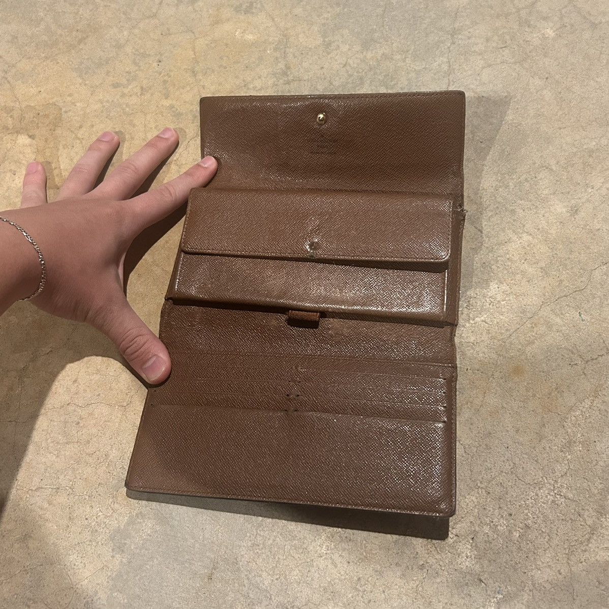 Designer × Louis Vuitton × Vintage Vintage Louis Vuitton LV Monogram Sarah Trifold Long Wallet Size ONE SIZE - 13 Thumbnail