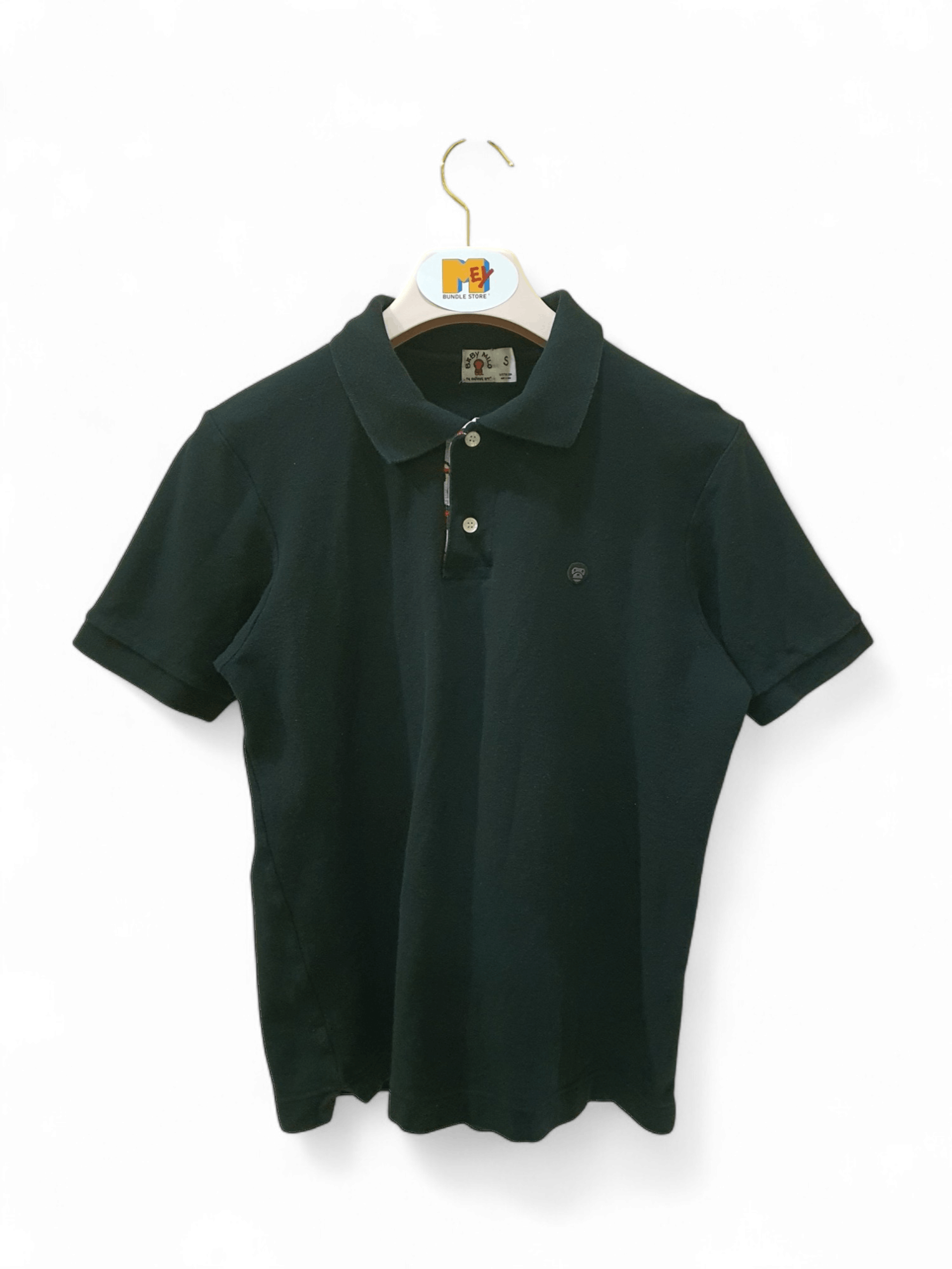 Bape Bape Baby Milo black polo shirt in size small Size US S / EU 44-46 / 1 - 1 Thumbnail