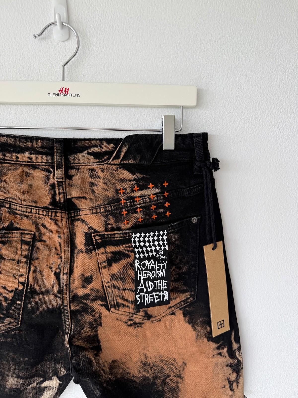 Ksubi new Ksubi mens denim shorts chopper hellfire black orange 32 Size US 32 / EU 48 - 6 Thumbnail