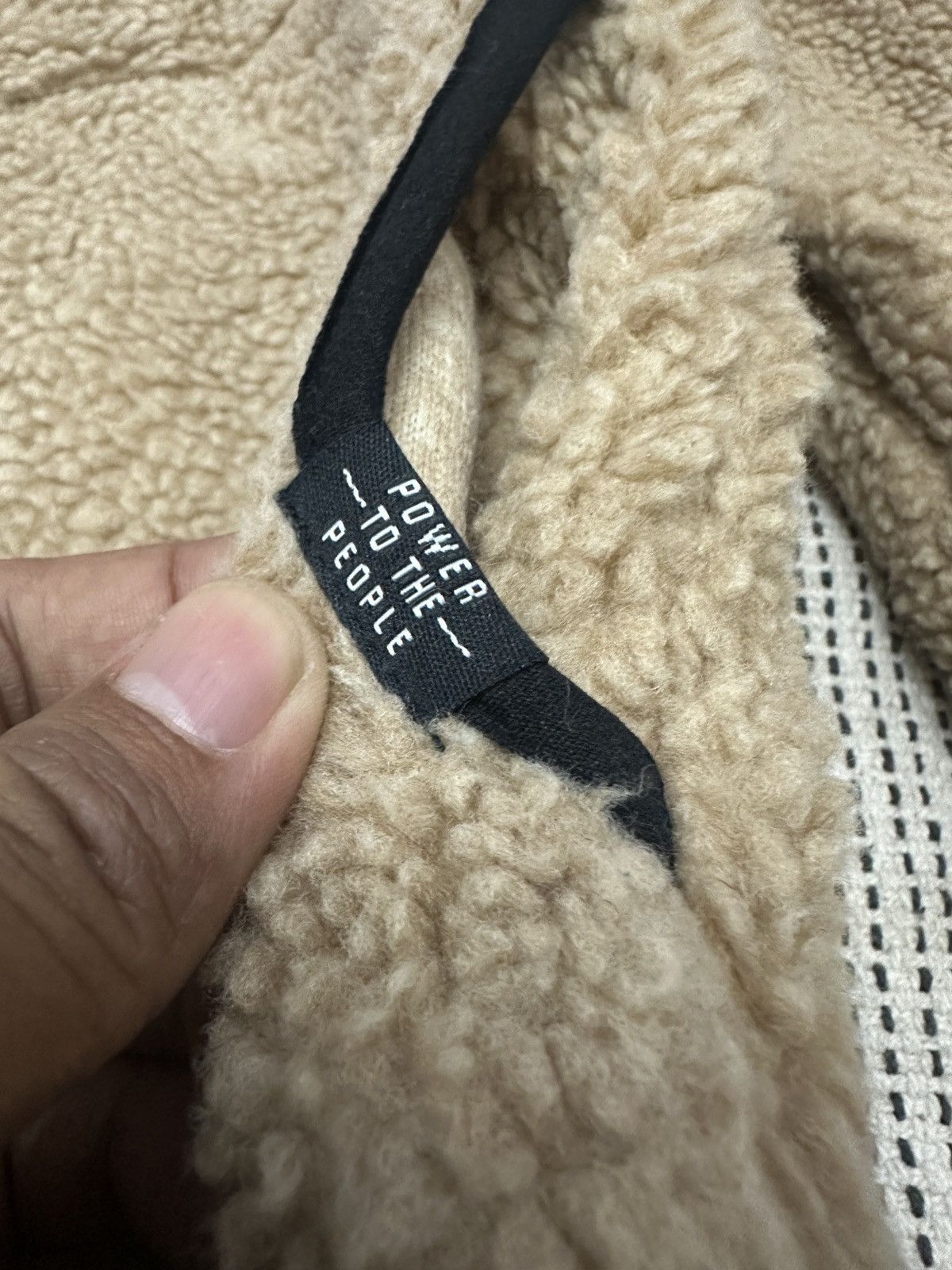 Japanese Brand 🔥VINTAGE POWER TO THE PEOPLE DIP PILE FLEECE JACKET Size US M / EU 48-50 / 2 - 4 Thumbnail
