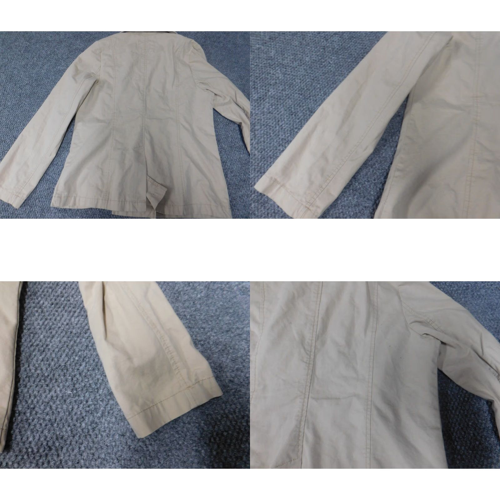 Old Navy Old Navy Jacket Womens Trench Coat Medium Beige Button Casual Winter Vintage: No Model na Size M Regular Women Collared Cotton Blend Knit Button Size M / US 6-8 / IT 42-44 - 9 Thumbnail
