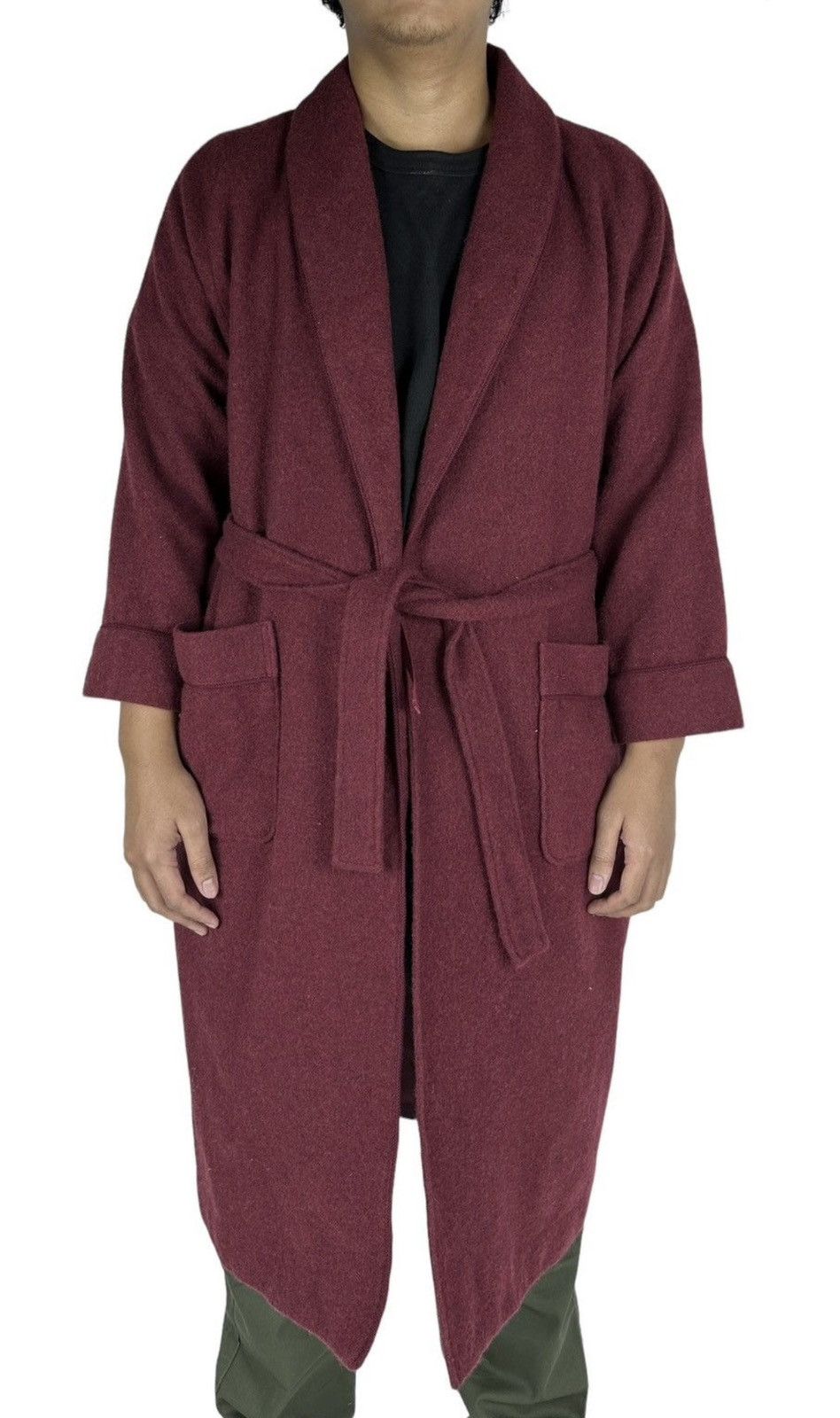 Lanvin Lanvin Burgundy Bathrobe Size US L / EU 52-54 / 3 - 9 Thumbnail