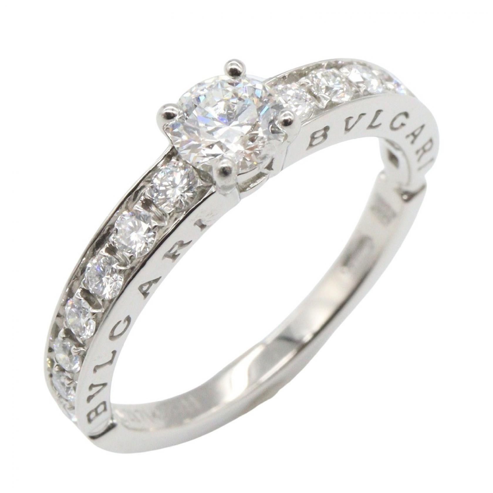 Bvlgari Bvlgari Bvlgari Pt950 Diamond Ring Size 11 Precious Metal Ring DUTY FREE for USA Size ONE SIZE - 1 Thumbnail