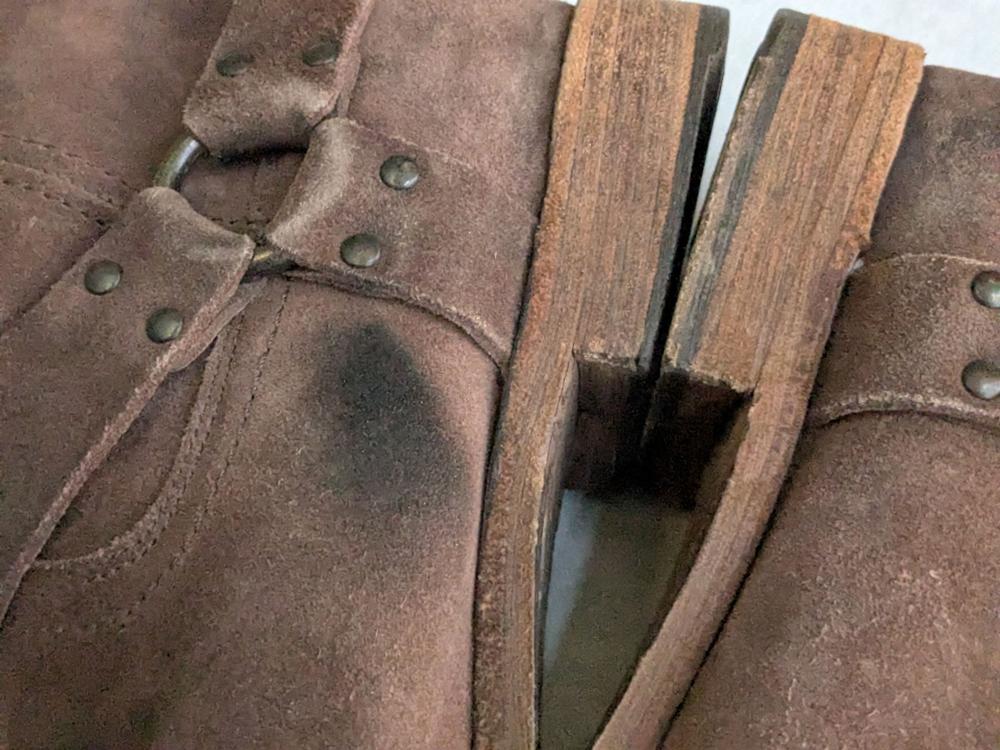 Frye Frye Harness Boots Brown 13 D Suede Leather Buckle Size US 13 / EU 46 - 15 Thumbnail