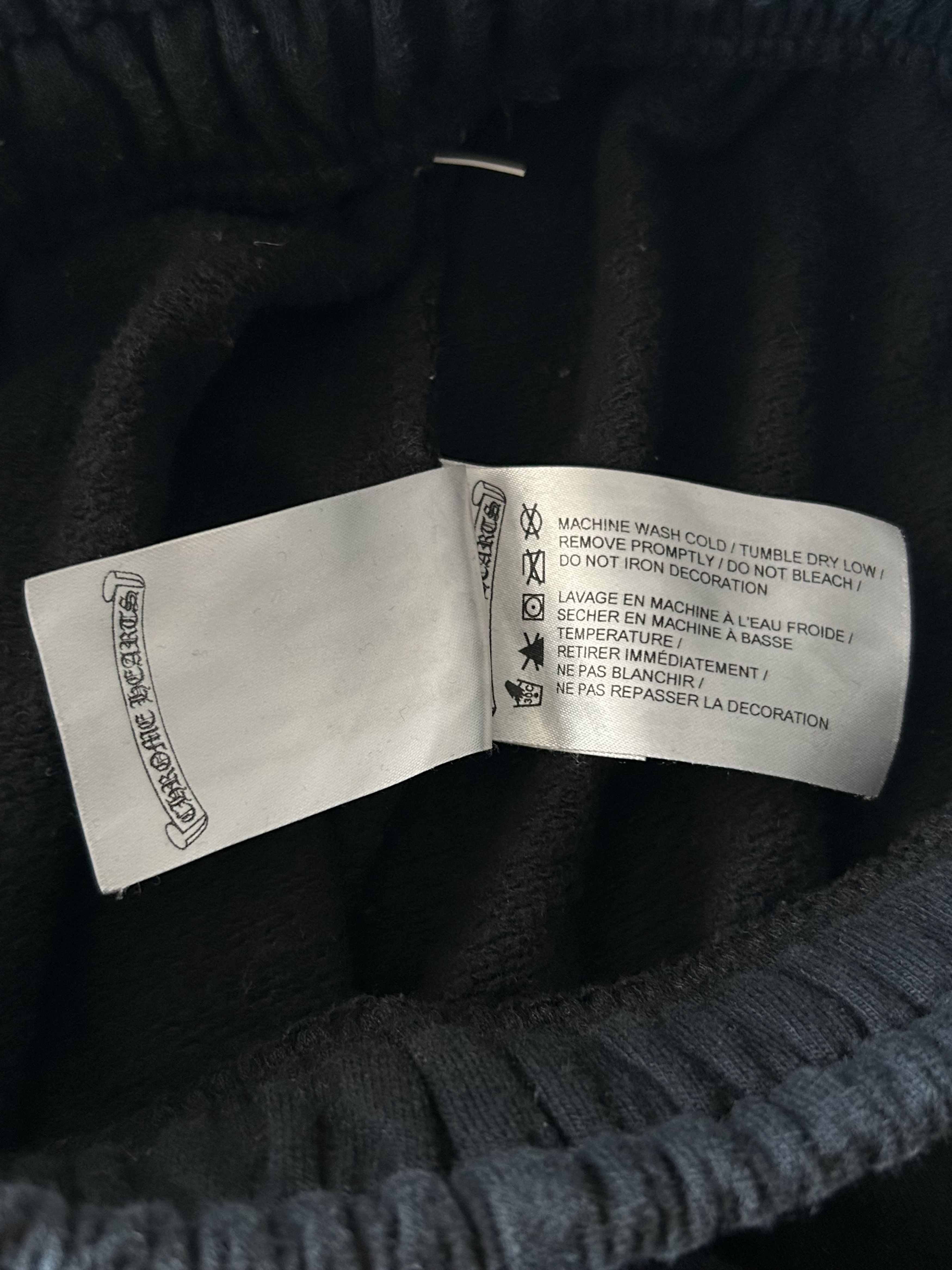 Chrome Hearts Black & Yellow Online Exclusive Horseshoe Logo Sweatpants Size US 28 / EU 44 - 4 Thumbnail