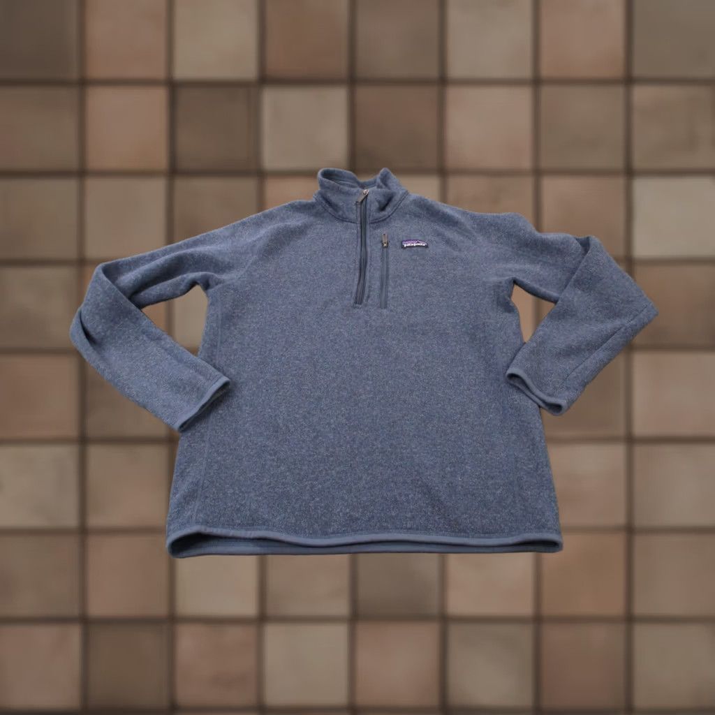 Patagonia Patagonia Jacket Men M Better Sweater Fleece Outdoor Windbreaker Zip Pockets 1/4 Zip Lightweight Blue Regular Mens Size US M / EU 48-50 / 2 - 1 Thumbnail