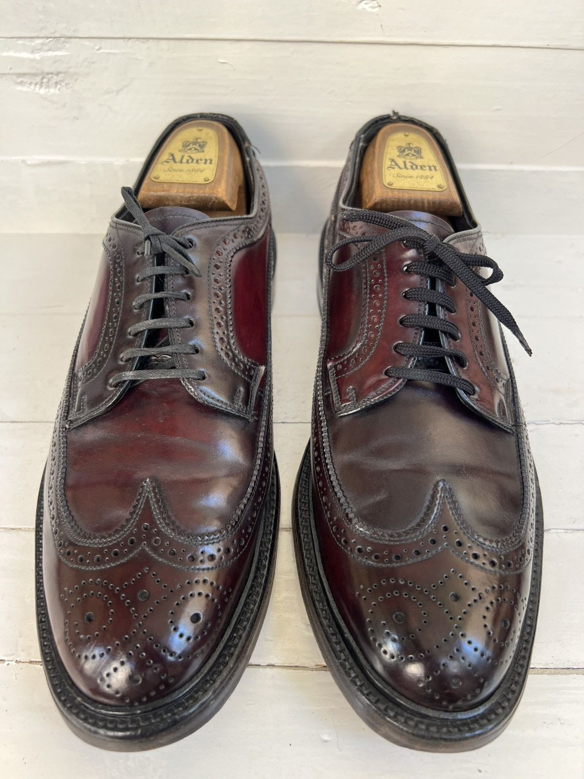 Hanover Hanover LB Sheppard Brown Longwing Shell Codovan Dress Shoes Size US 9.5 / EU 42-43 - 2 Thumbnail