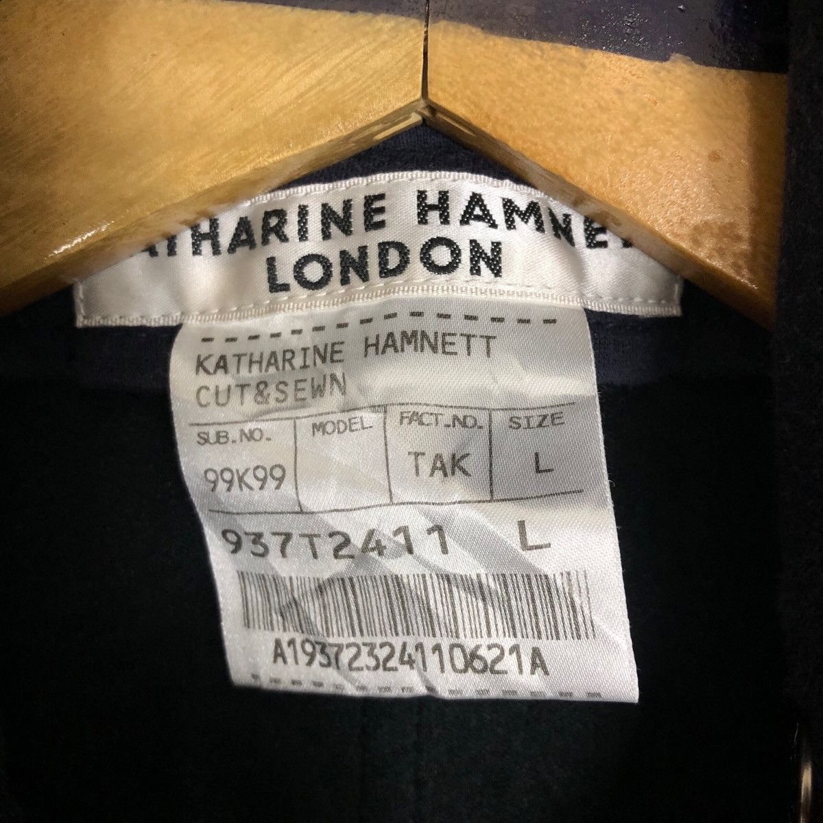 Katharine Hamnett London Vintage Katharine Hamnett London Cut & Sewn Hooded Sweater Size L / US 10 / IT 46 - 11 Thumbnail