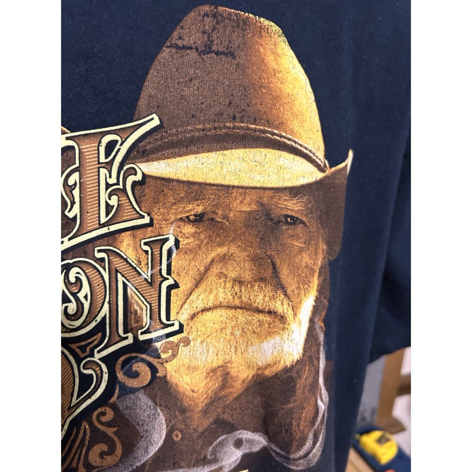 Hard Rock Cafe Willie Nelson Outlaw Legends Shirt Men 2XL Navy Blue Hard Rock T-Shirt Short Sleeve Graphic Print Front 2010-2019 Vintage No? Size US XXL / EU 58 / 5 - 7 Thumbnail
