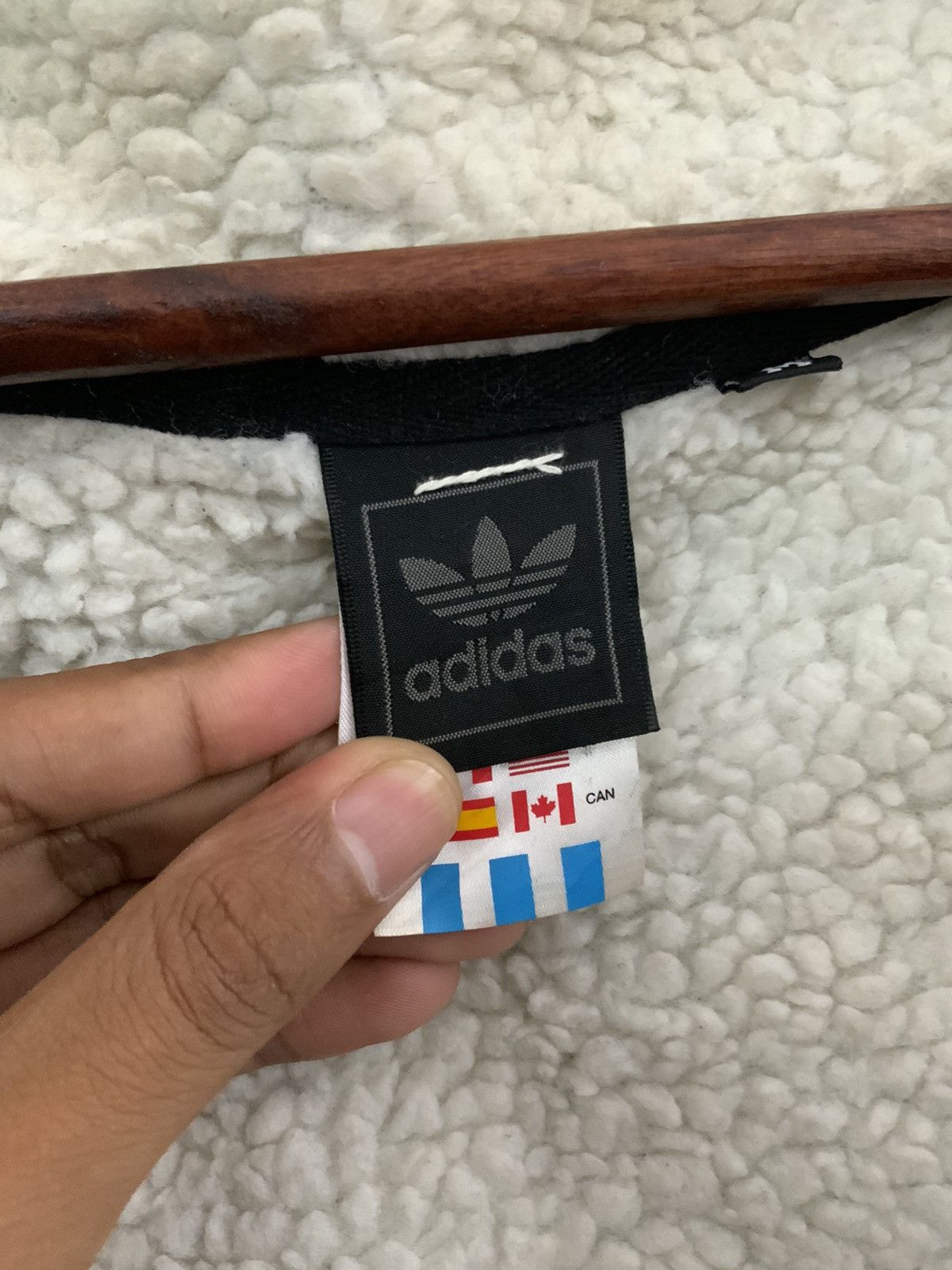 Adidas Vintage Adidas Mohair Fur Trench Coat Size US M / EU 48-50 / 2 - 12 Thumbnail