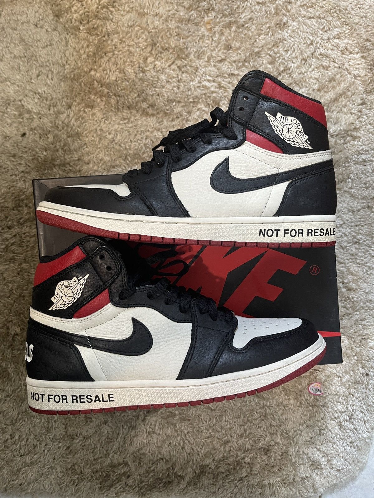 Air jordan 1 retro high og on sale not for resale