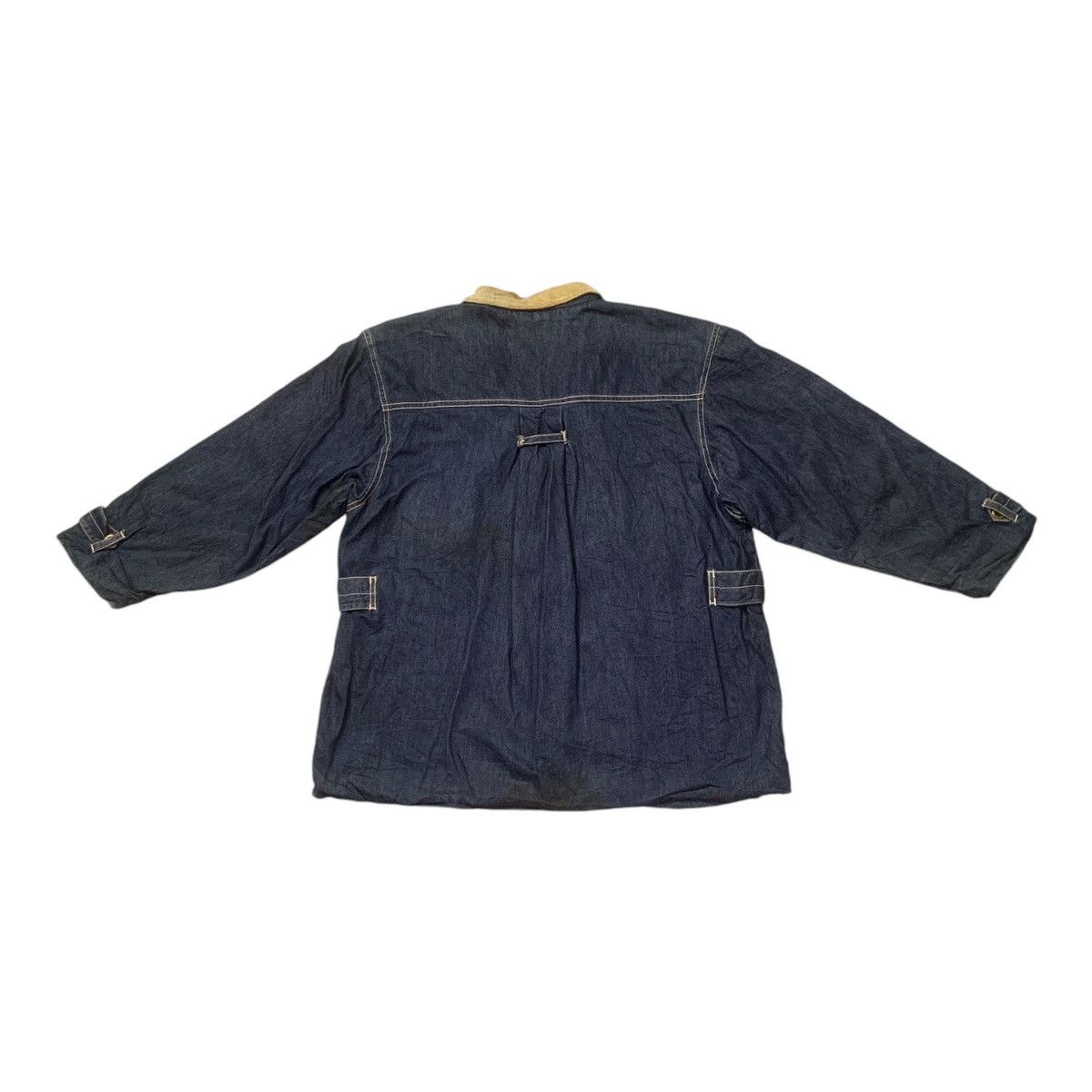 Japanese Brand Rare Design Samdo Denim Jackets Size XL / US 12-14 / IT 48-50 - 2 Thumbnail