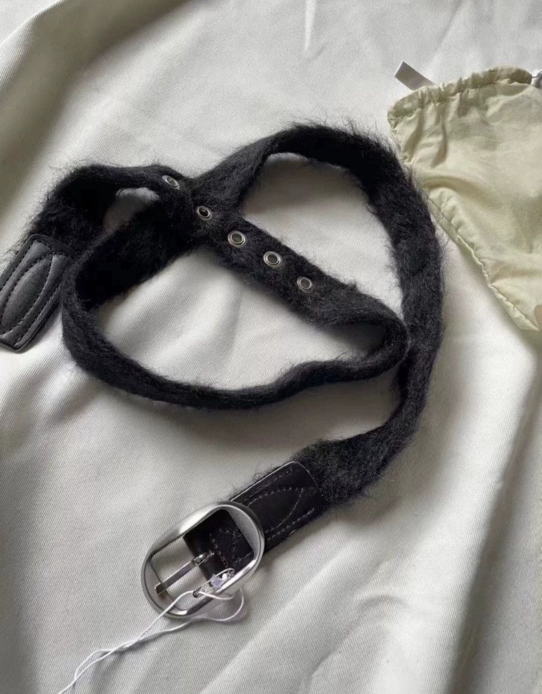 Our Legacy our legacy Black horsehair belt 2504-Nextarrow Size ONE SIZE - 2 Thumbnail