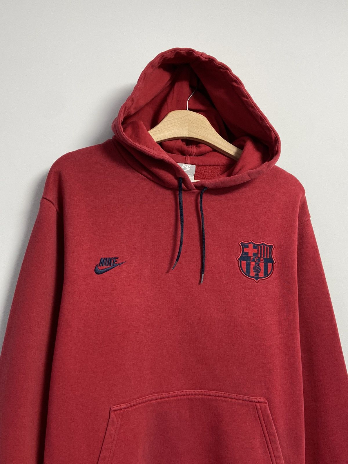Nike Nike Vintage Hoodie FC Barcelona y2k style Size US L / EU 52-54 / 3 - 2 Thumbnail